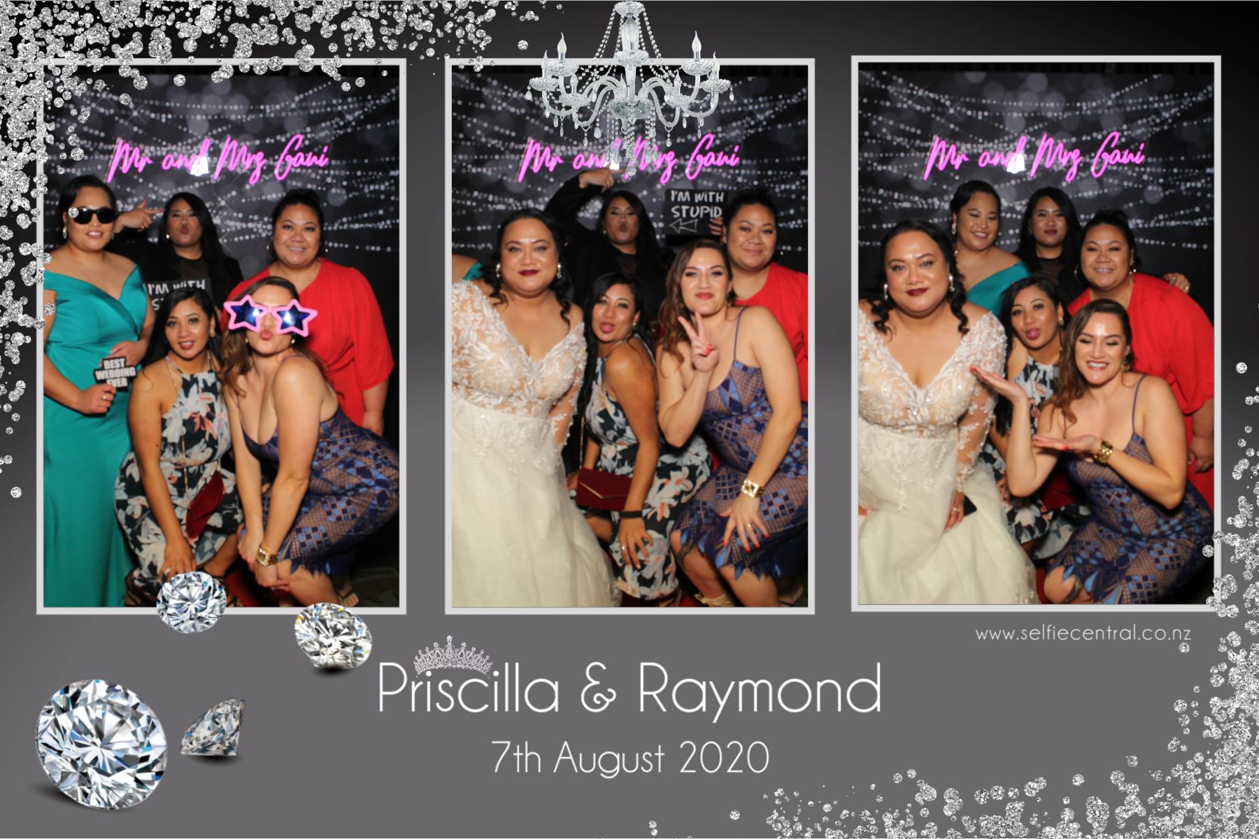 Priscilla & Raymond | View more photos from the event at gallery.photobooth.co.nz/u/SelfieCentral/Priscilla-Raymond