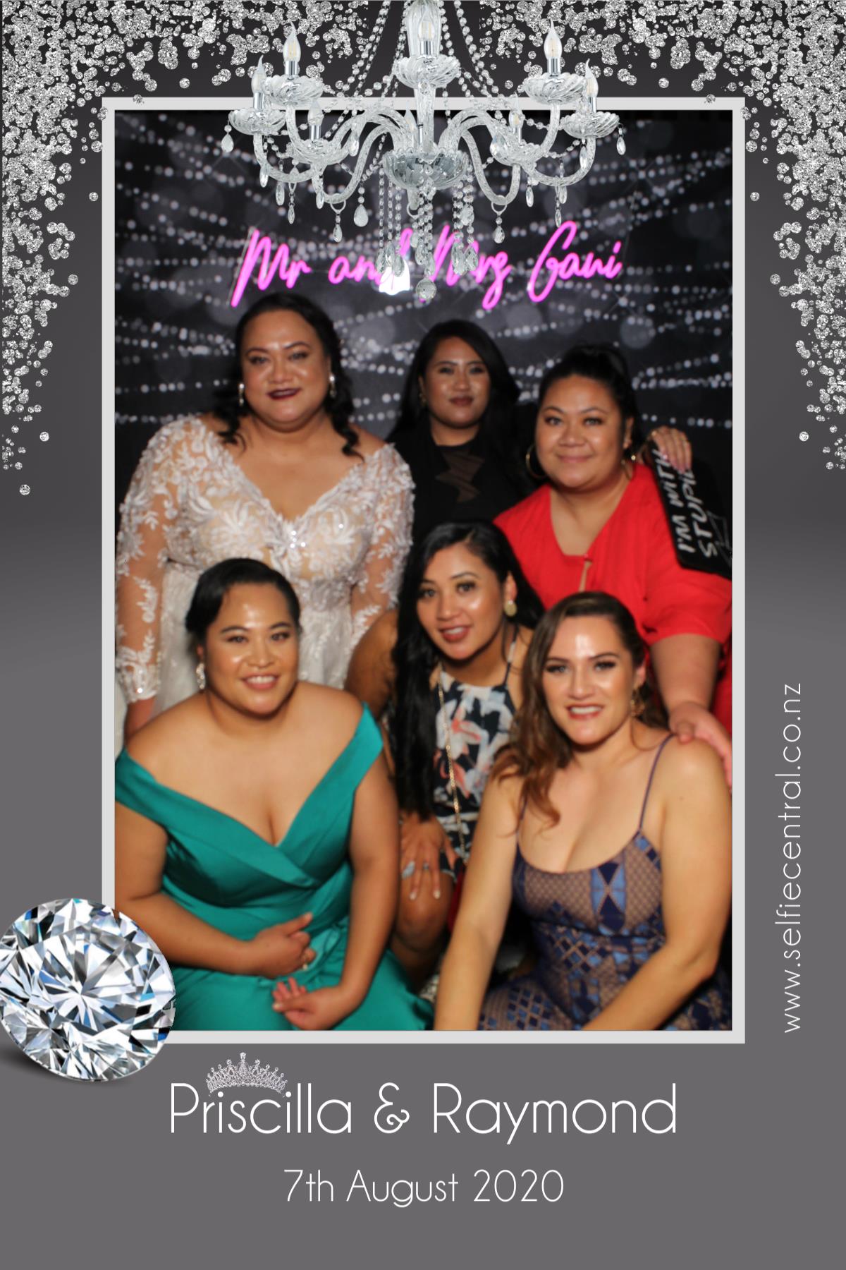 Priscilla & Raymond | View more photos from the event at gallery.photobooth.co.nz/u/SelfieCentral/Priscilla-Raymond