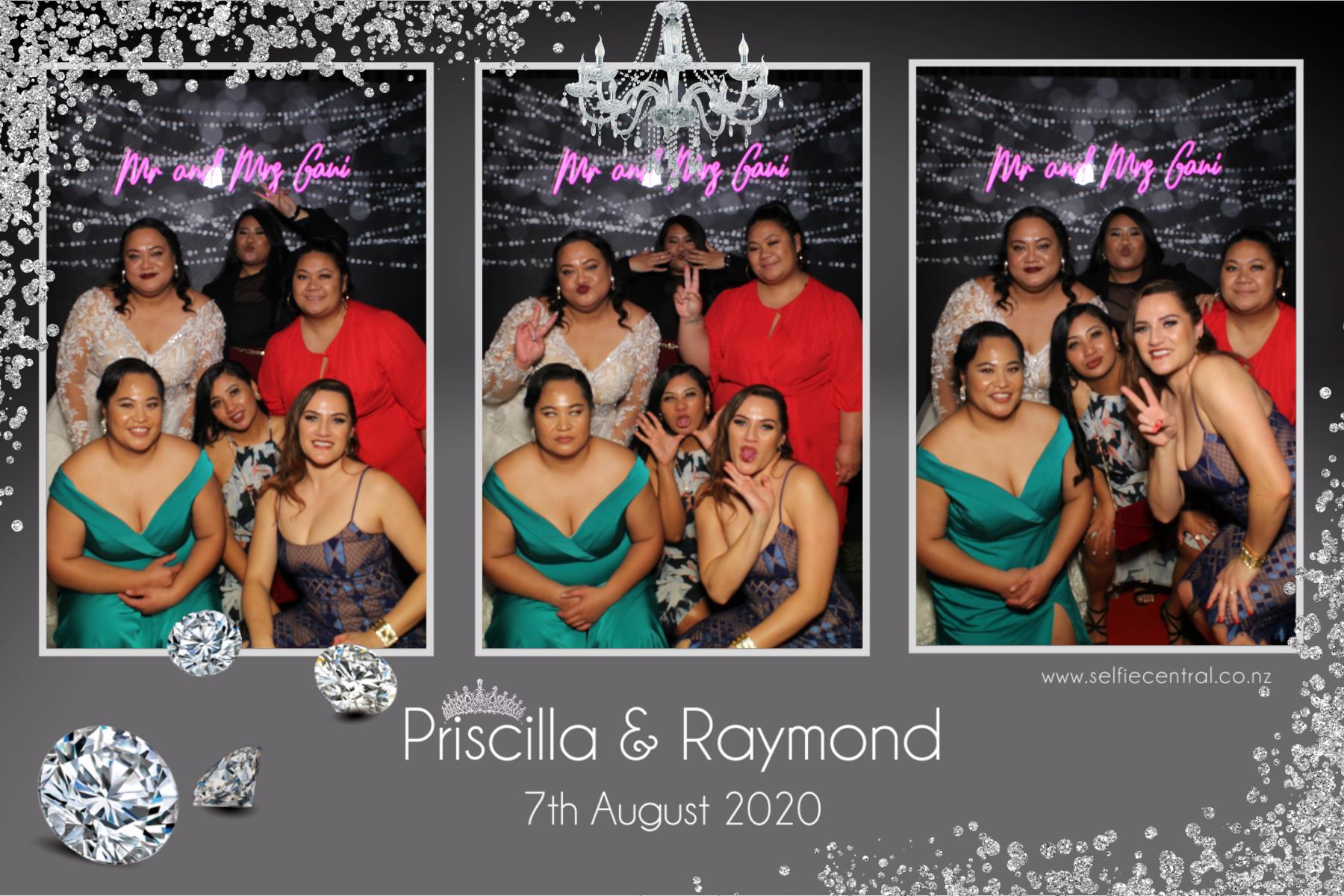 Priscilla & Raymond | View more photos from the event at gallery.photobooth.co.nz/u/SelfieCentral/Priscilla-Raymond