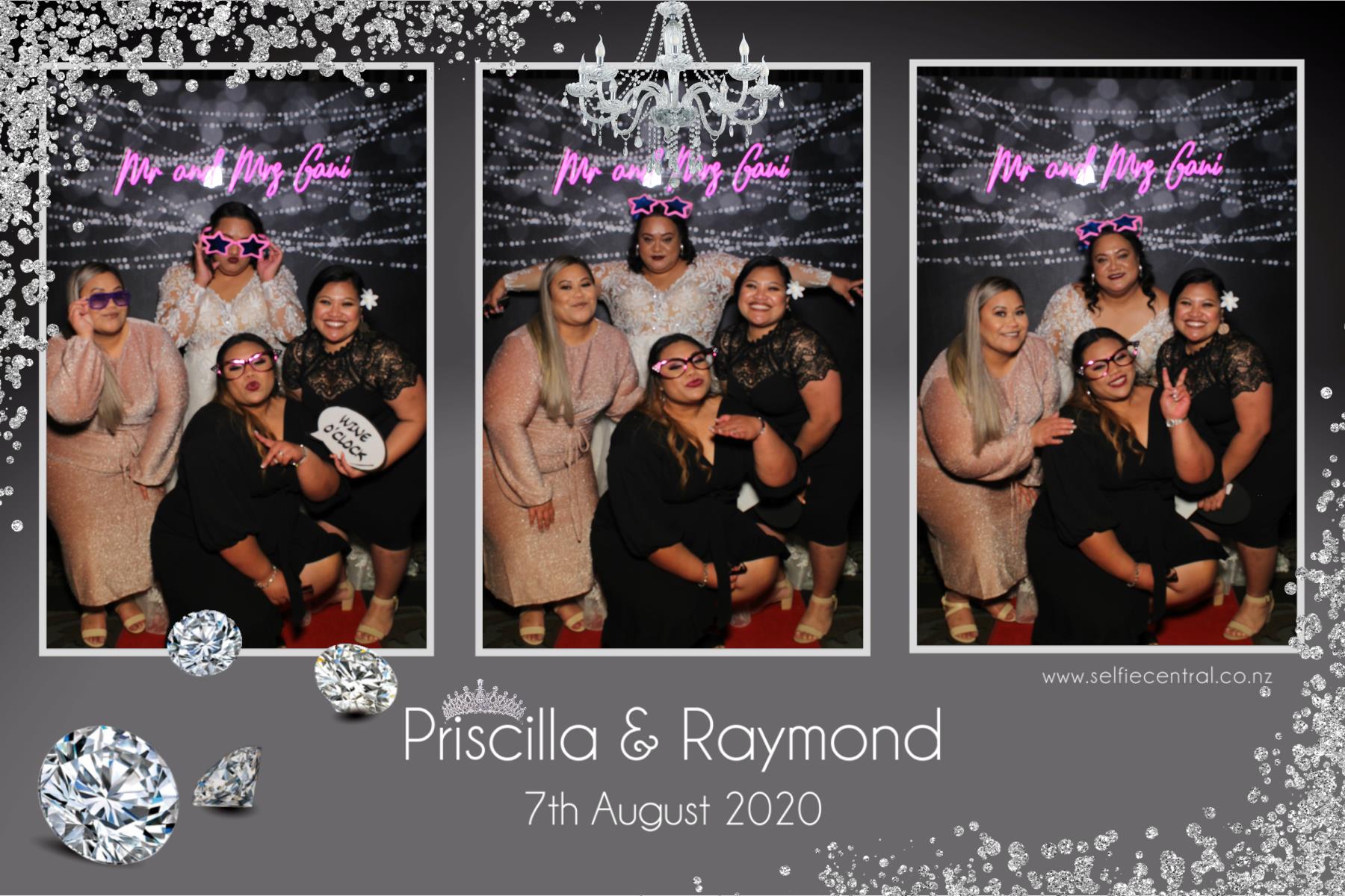 Priscilla & Raymond | View more photos from the event at gallery.photobooth.co.nz/u/SelfieCentral/Priscilla-Raymond