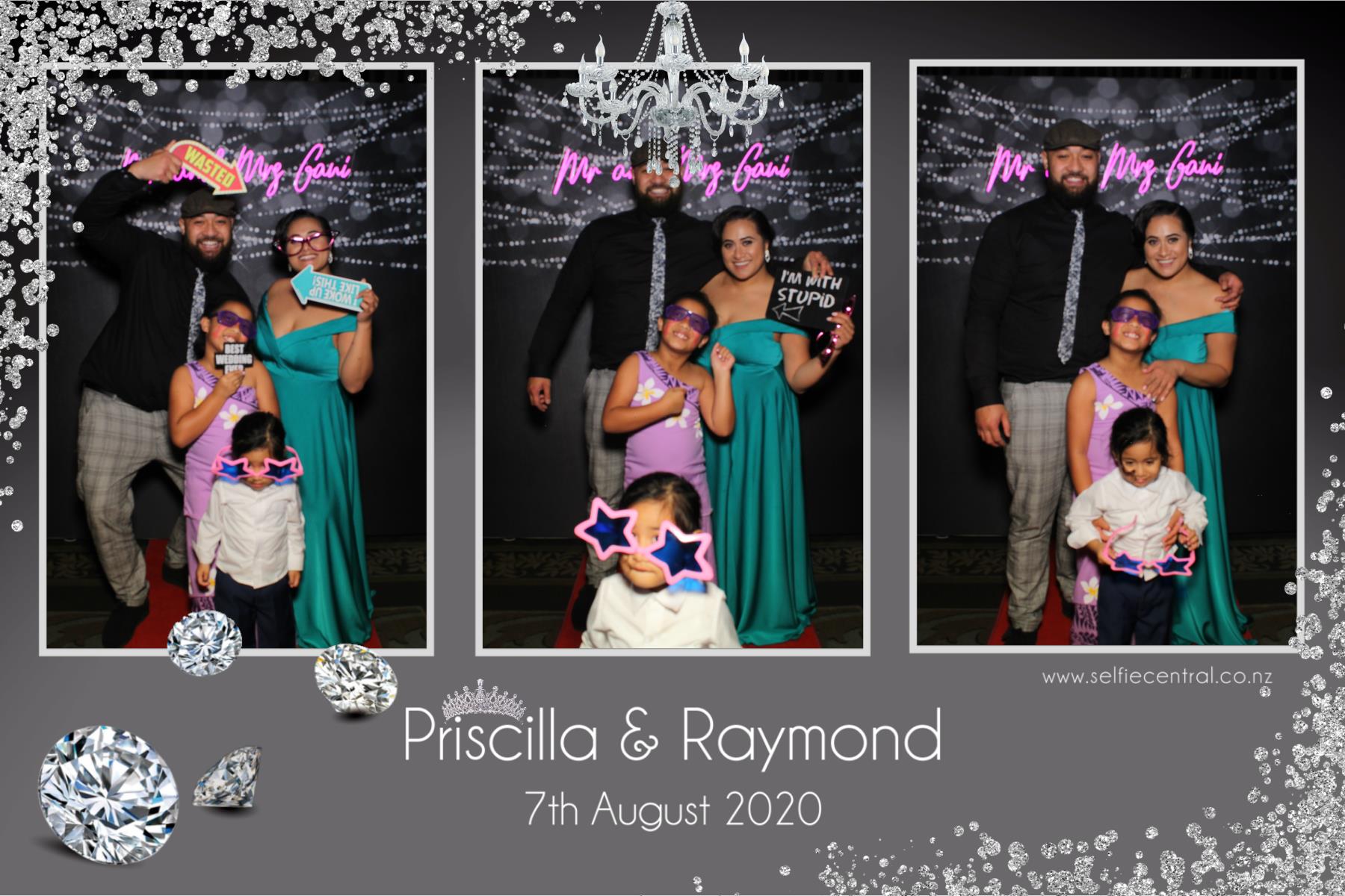 Priscilla & Raymond | View more photos from the event at gallery.photobooth.co.nz/u/SelfieCentral/Priscilla-Raymond