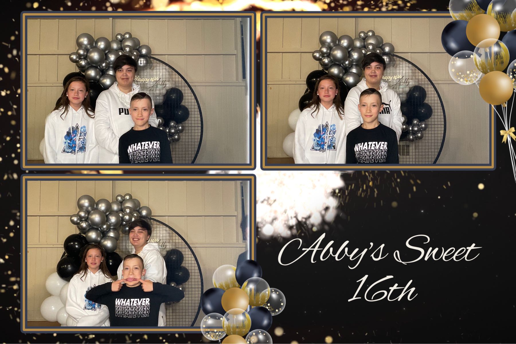 Abby's Sweet 16th | View more photos from the event at gallery.photobooth.co.nz/u/SelfieCentral/Abbys-Sweet-16th