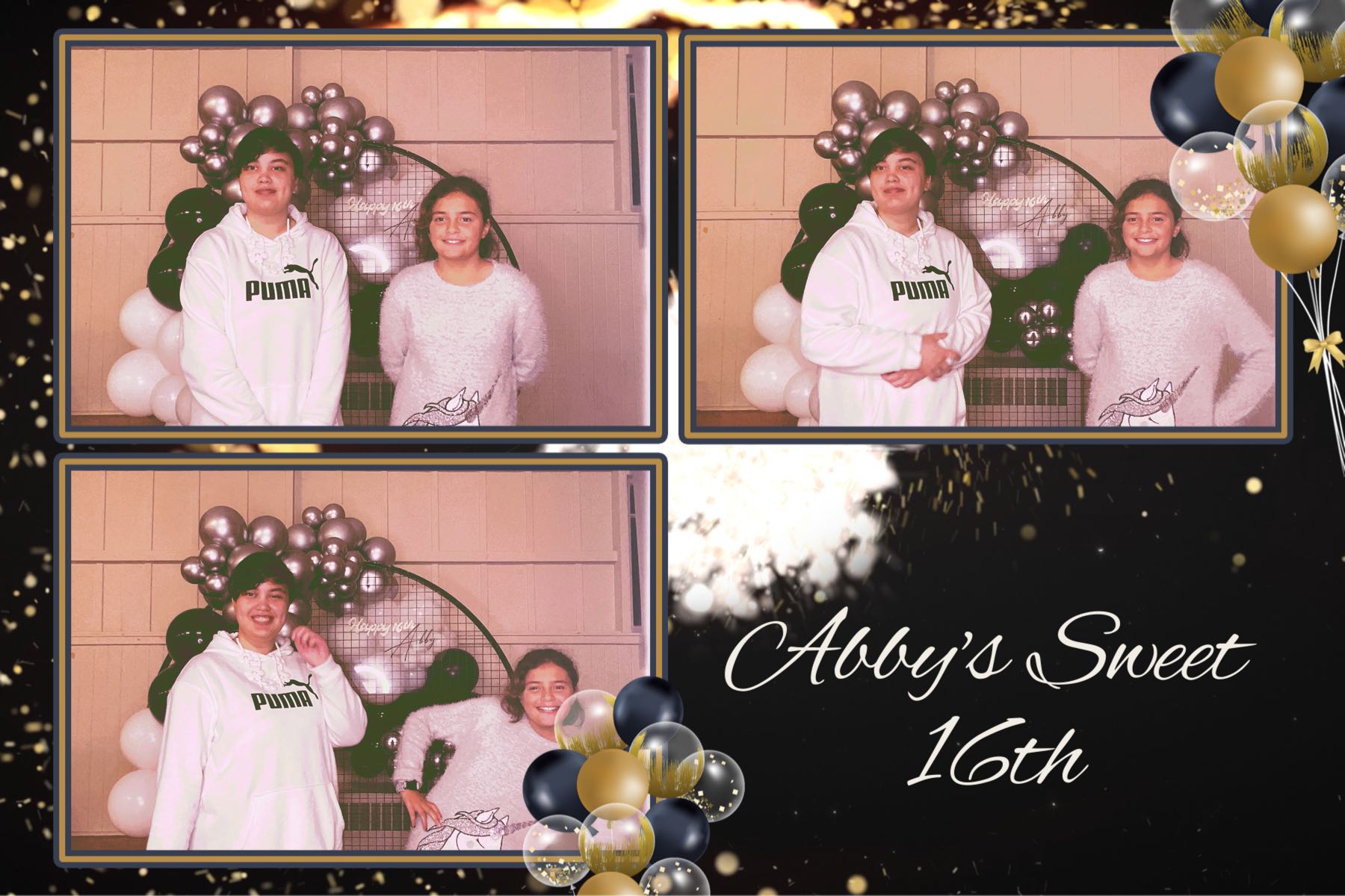 Abby's Sweet 16th | View more photos from the event at gallery.photobooth.co.nz/u/SelfieCentral/Abbys-Sweet-16th