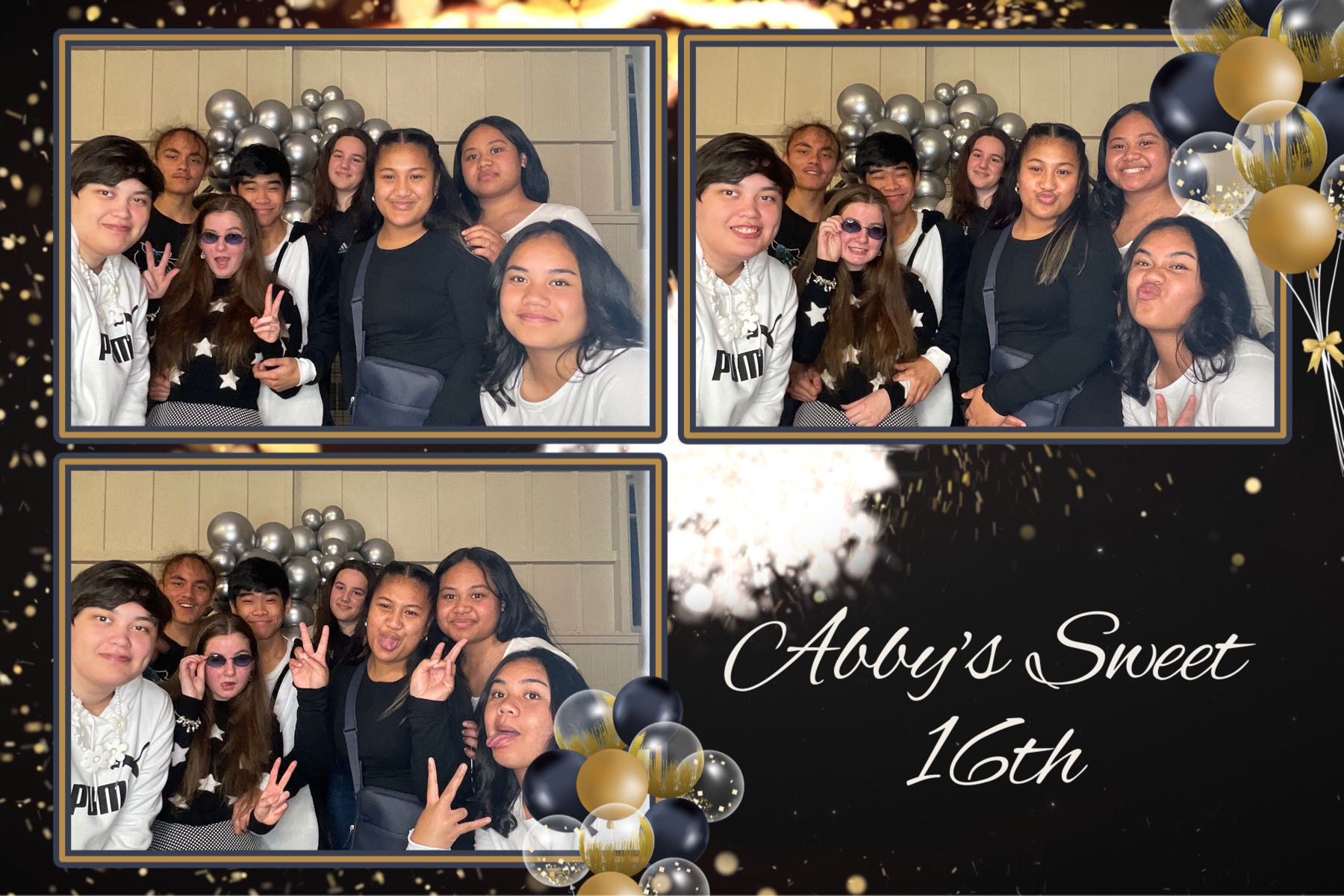 Abby's Sweet 16th | View more photos from the event at gallery.photobooth.co.nz/u/SelfieCentral/Abbys-Sweet-16th