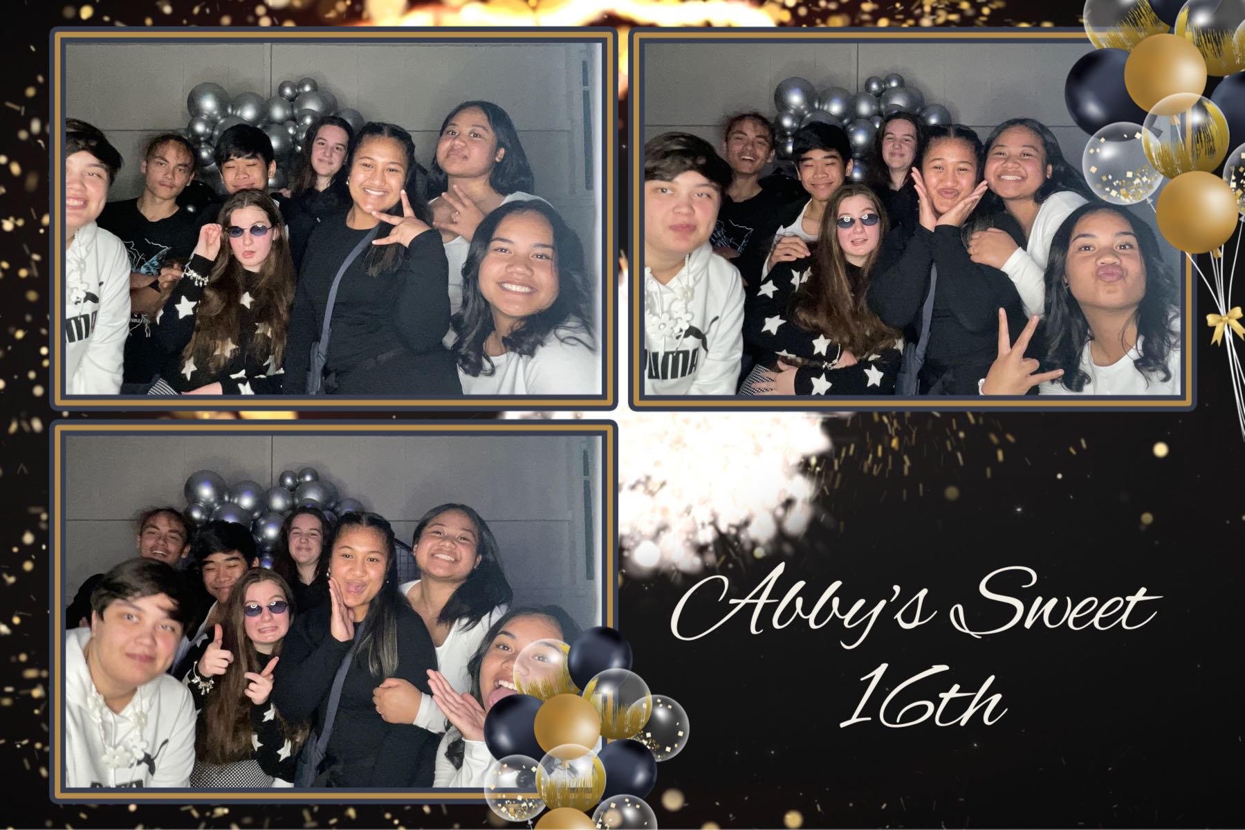 Abby's Sweet 16th | View more photos from the event at gallery.photobooth.co.nz/u/SelfieCentral/Abbys-Sweet-16th