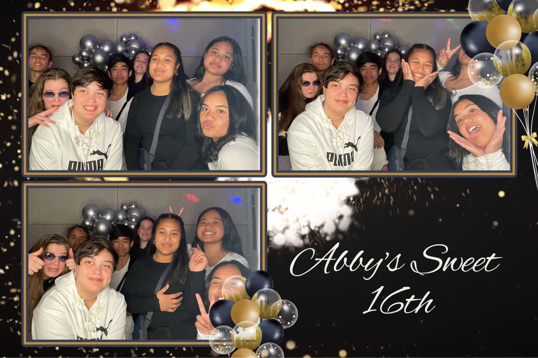 Abby's Sweet 16th | View more photos from the event at gallery.photobooth.co.nz/u/SelfieCentral/Abbys-Sweet-16th