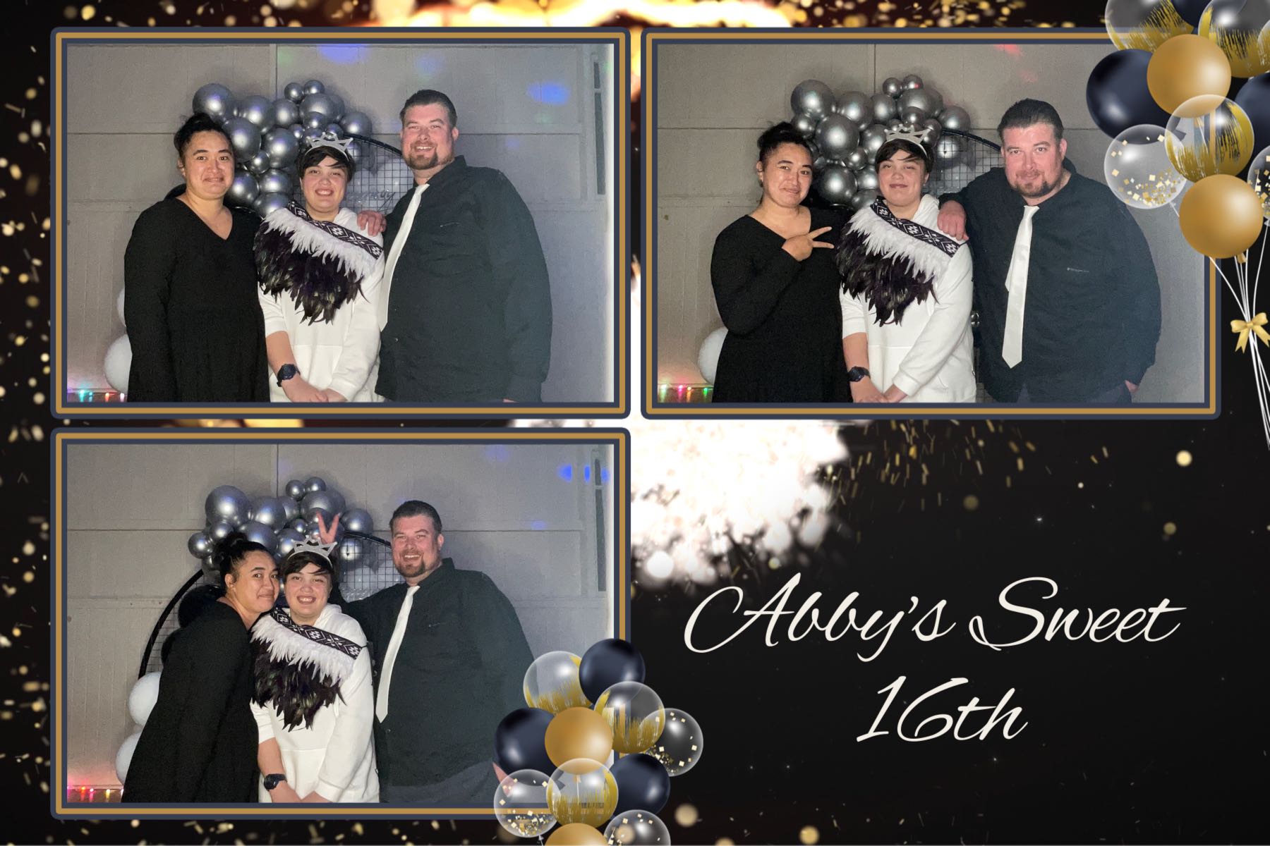 Abby's Sweet 16th | View more photos from the event at gallery.photobooth.co.nz/u/SelfieCentral/Abbys-Sweet-16th
