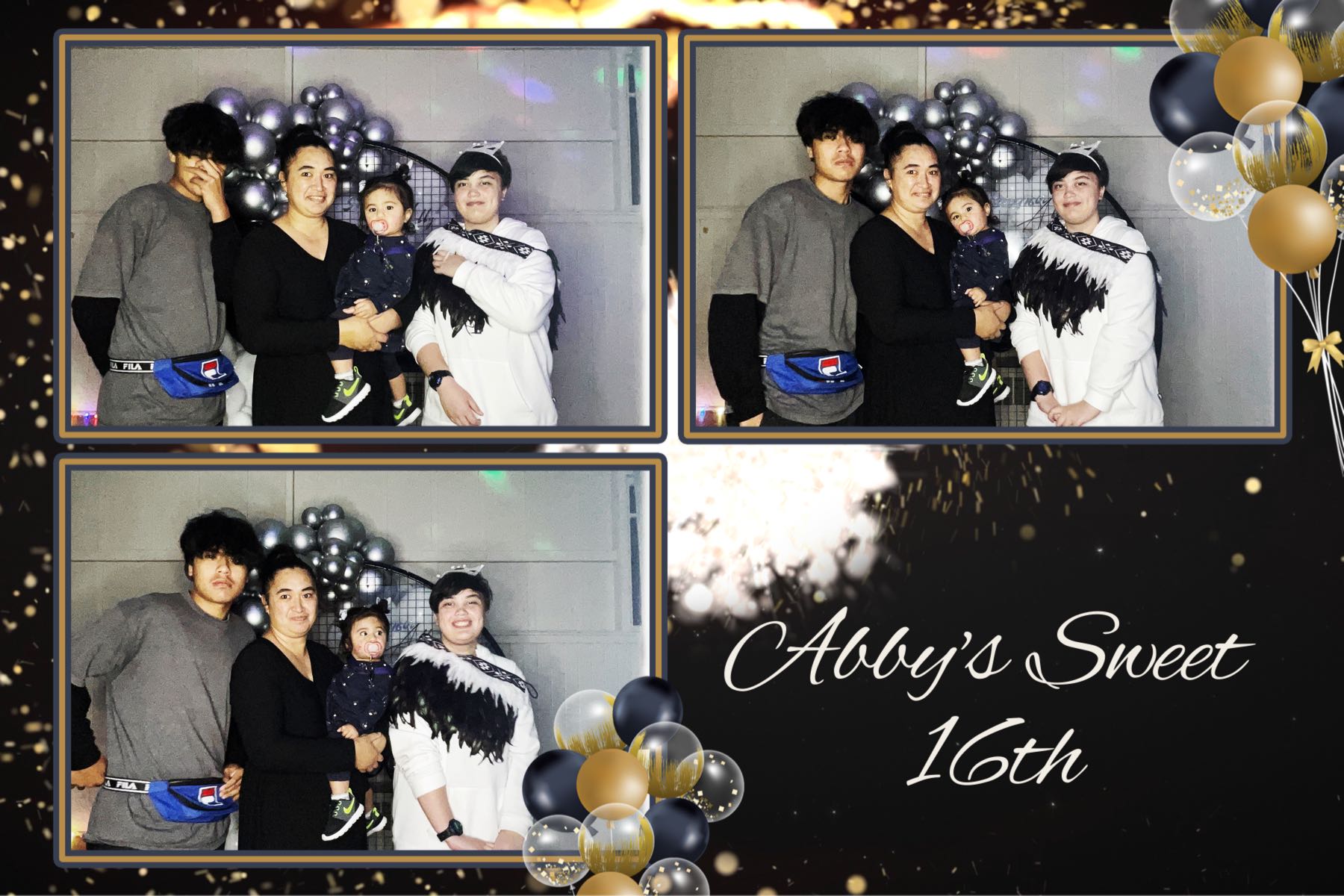 Abby's Sweet 16th | View more photos from the event at gallery.photobooth.co.nz/u/SelfieCentral/Abbys-Sweet-16th