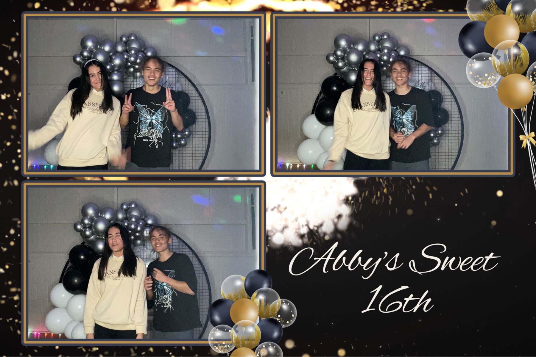 Abby's Sweet 16th | View more photos from the event at gallery.photobooth.co.nz/u/SelfieCentral/Abbys-Sweet-16th