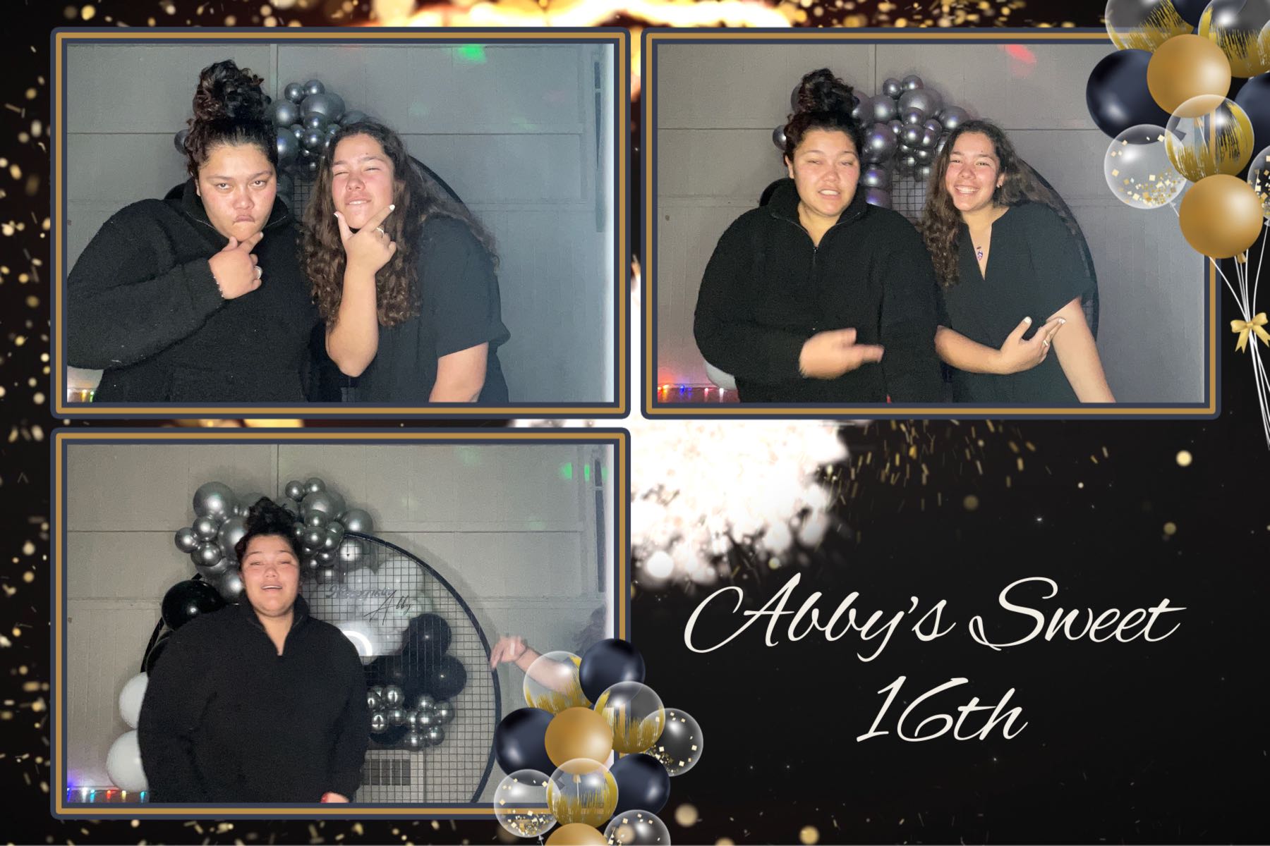 Abby's Sweet 16th | View more photos from the event at gallery.photobooth.co.nz/u/SelfieCentral/Abbys-Sweet-16th