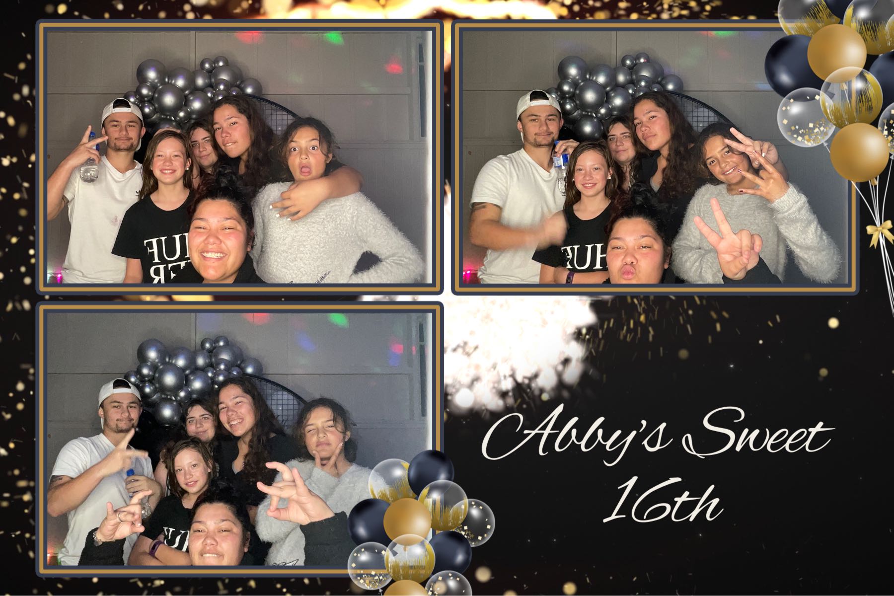Abby's Sweet 16th | View more photos from the event at gallery.photobooth.co.nz/u/SelfieCentral/Abbys-Sweet-16th