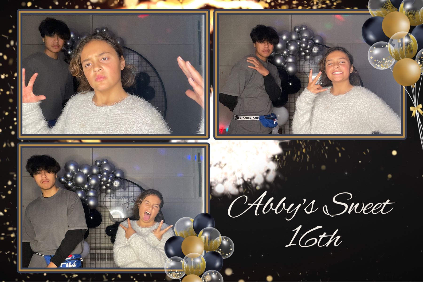 Abby's Sweet 16th | View more photos from the event at gallery.photobooth.co.nz/u/SelfieCentral/Abbys-Sweet-16th