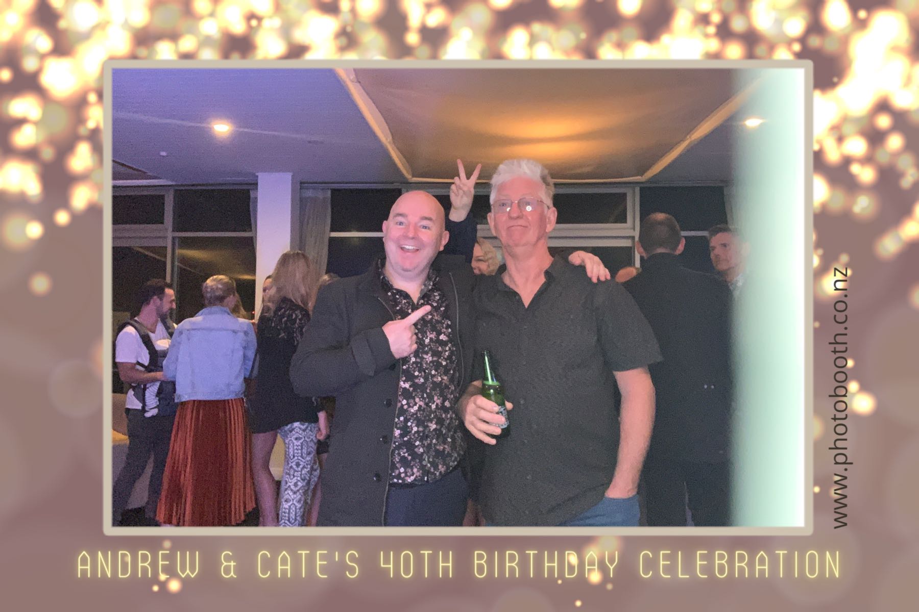 Andrew & Cate's 40th Birthday | View more photos from the event at gallery.photobooth.co.nz/u/SelfieCentral/Andrew-Cates-40th-Birthday