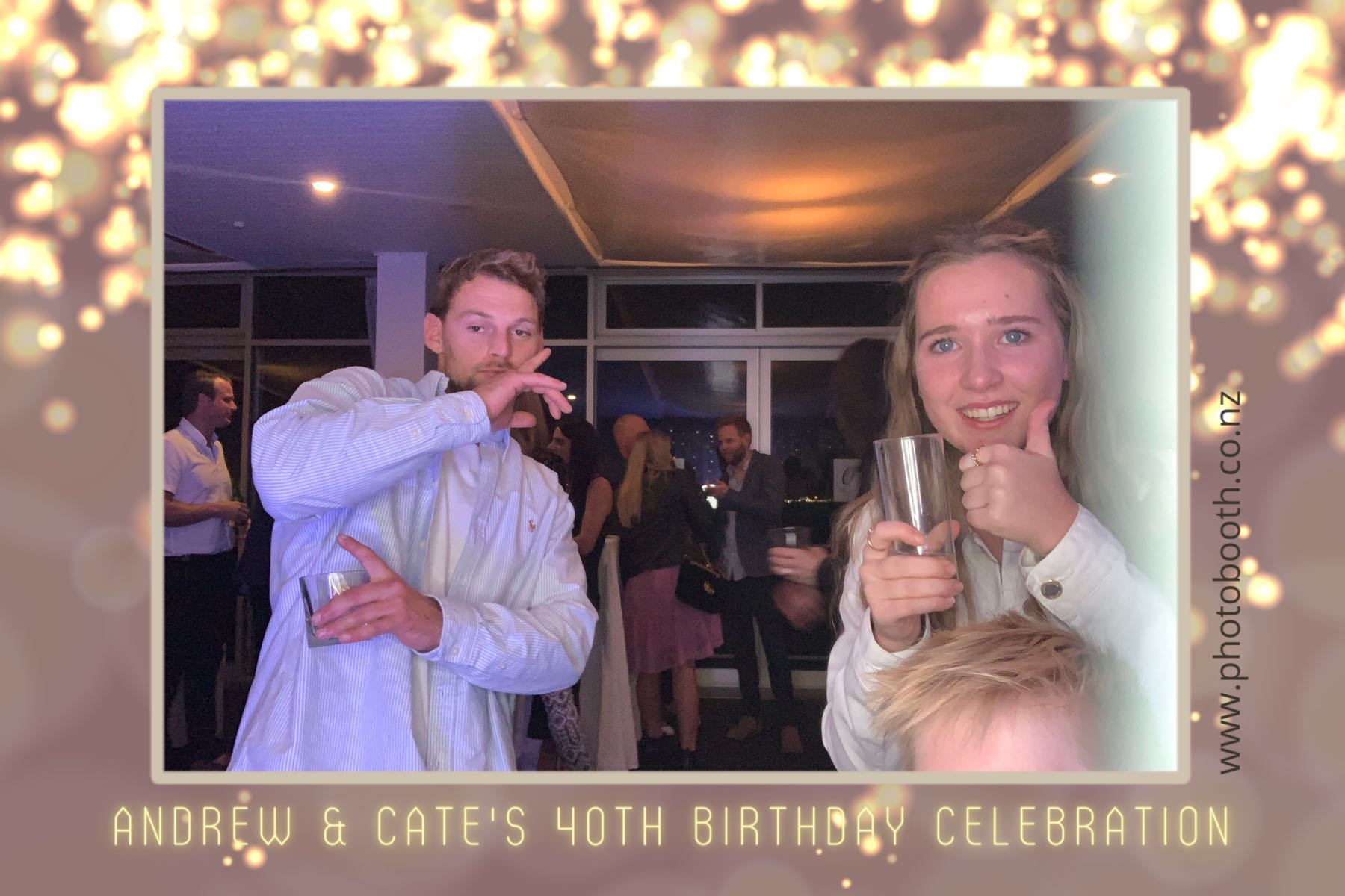 Andrew & Cate's 40th Birthday | View more photos from the event at gallery.photobooth.co.nz/u/SelfieCentral/Andrew-Cates-40th-Birthday
