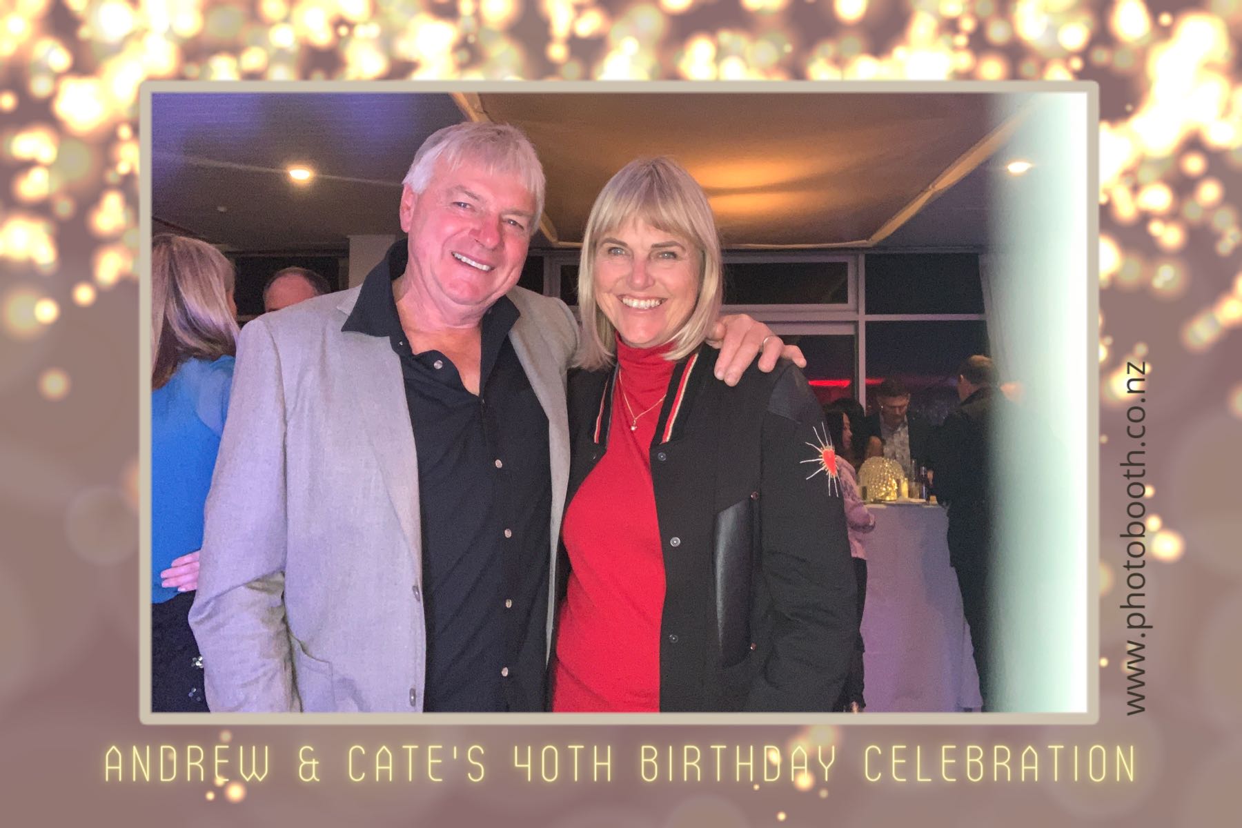 Andrew & Cate's 40th Birthday | View more photos from the event at gallery.photobooth.co.nz/u/SelfieCentral/Andrew-Cates-40th-Birthday
