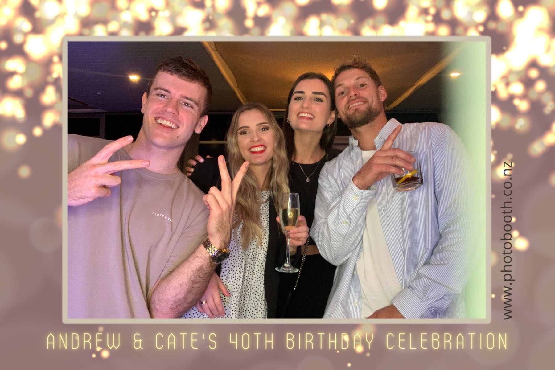 Andrew & Cate's 40th Birthday | View more photos from the event at gallery.photobooth.co.nz/u/SelfieCentral/Andrew-Cates-40th-Birthday