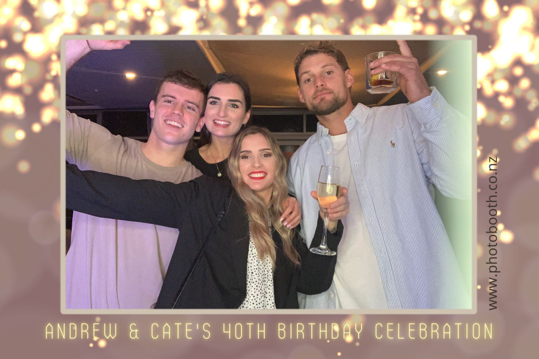 Andrew & Cate's 40th Birthday | View more photos from the event at gallery.photobooth.co.nz/u/SelfieCentral/Andrew-Cates-40th-Birthday