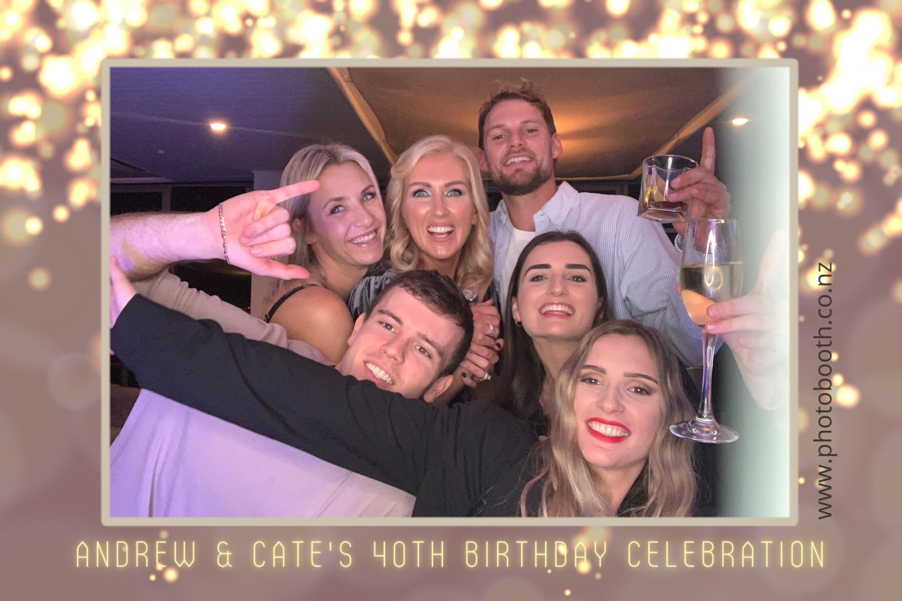 Andrew & Cate's 40th Birthday | View more photos from the event at gallery.photobooth.co.nz/u/SelfieCentral/Andrew-Cates-40th-Birthday