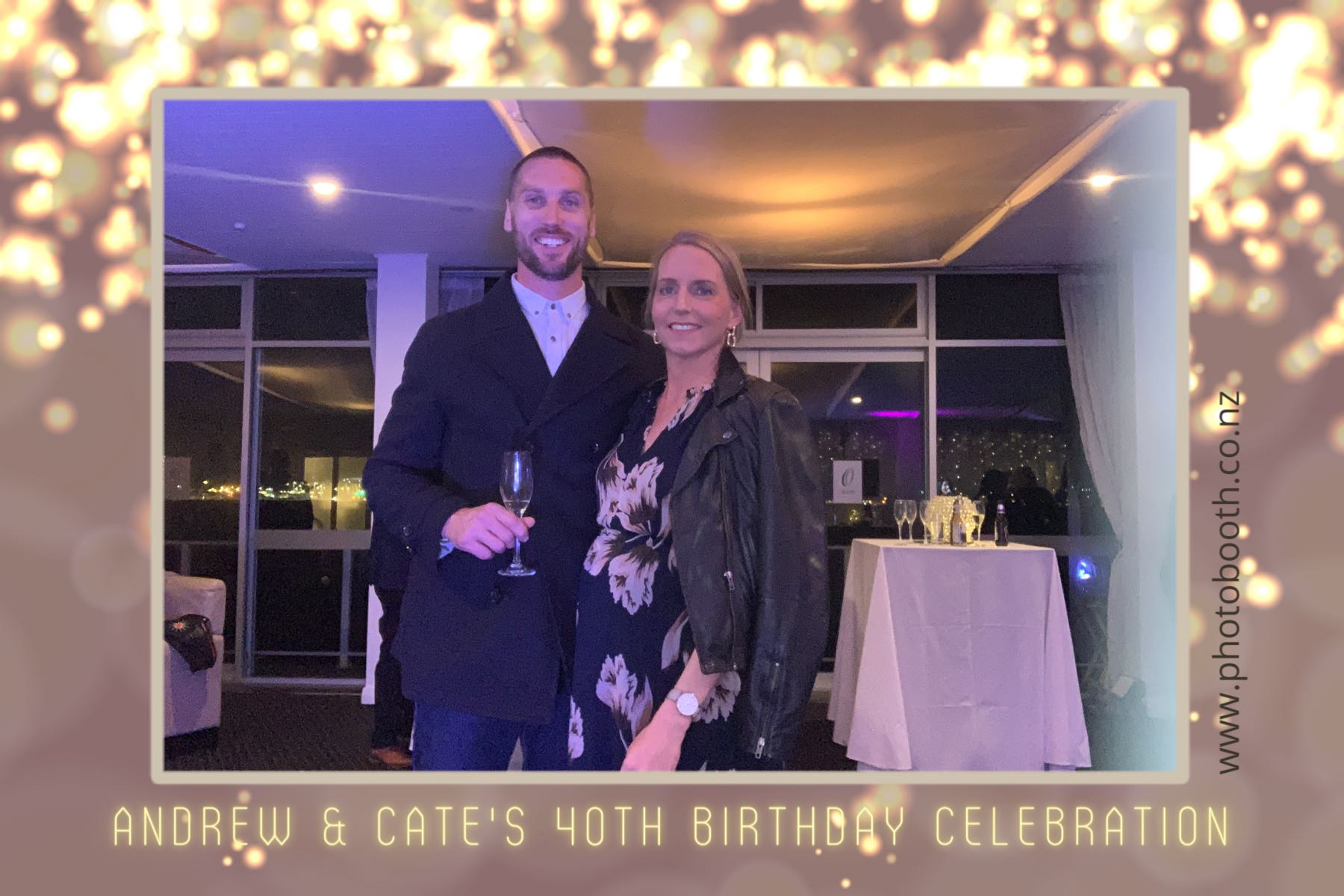 Andrew & Cate's 40th Birthday | View more photos from the event at gallery.photobooth.co.nz/u/SelfieCentral/Andrew-Cates-40th-Birthday