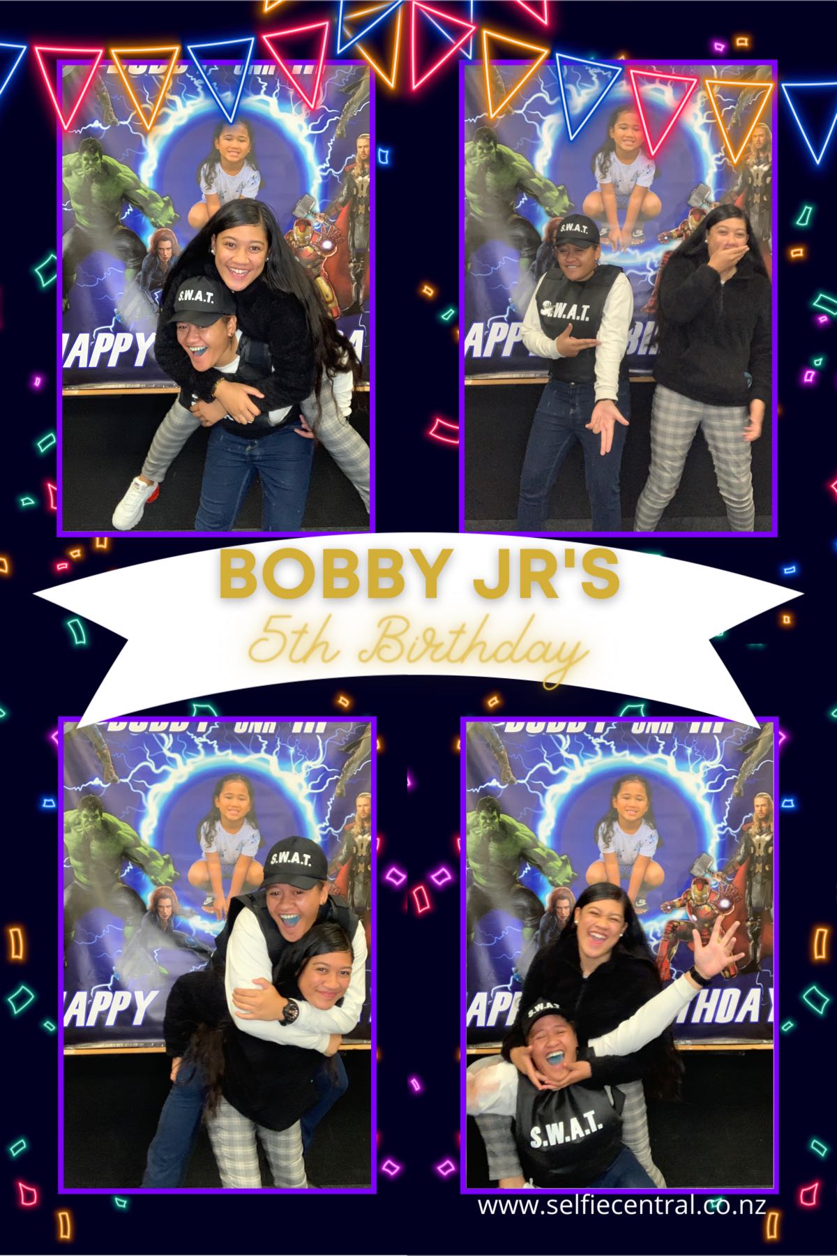 Bobby Jr's 5th Birthday | View more photos from the event at gallery.photobooth.co.nz/u/SelfieCentral/Bobby-Jrs-5th-Birthday