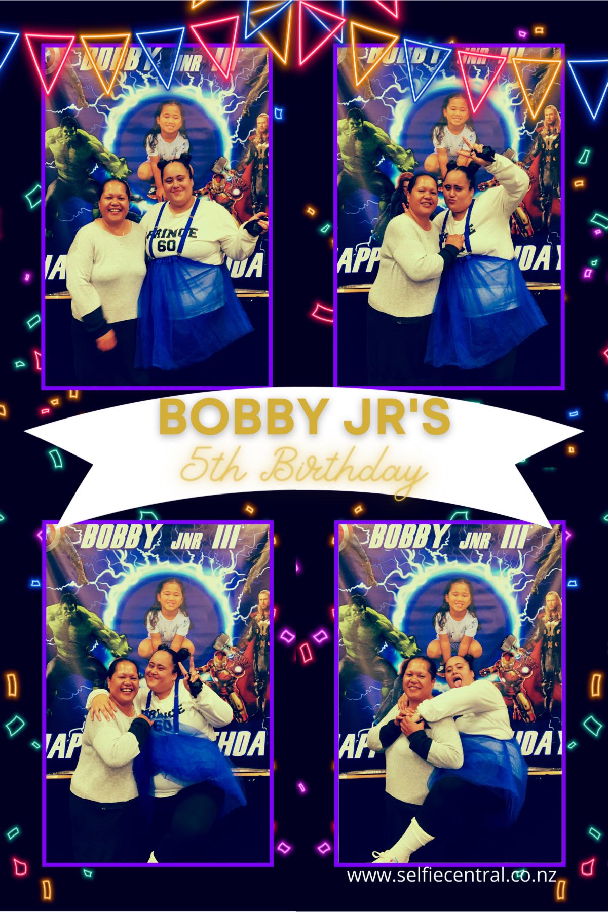 Bobby Jr's 5th Birthday | View more photos from the event at gallery.photobooth.co.nz/u/SelfieCentral/Bobby-Jrs-5th-Birthday