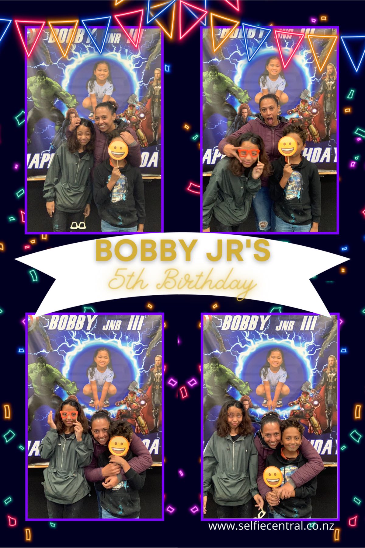 Bobby Jr's 5th Birthday | View more photos from the event at gallery.photobooth.co.nz/u/SelfieCentral/Bobby-Jrs-5th-Birthday