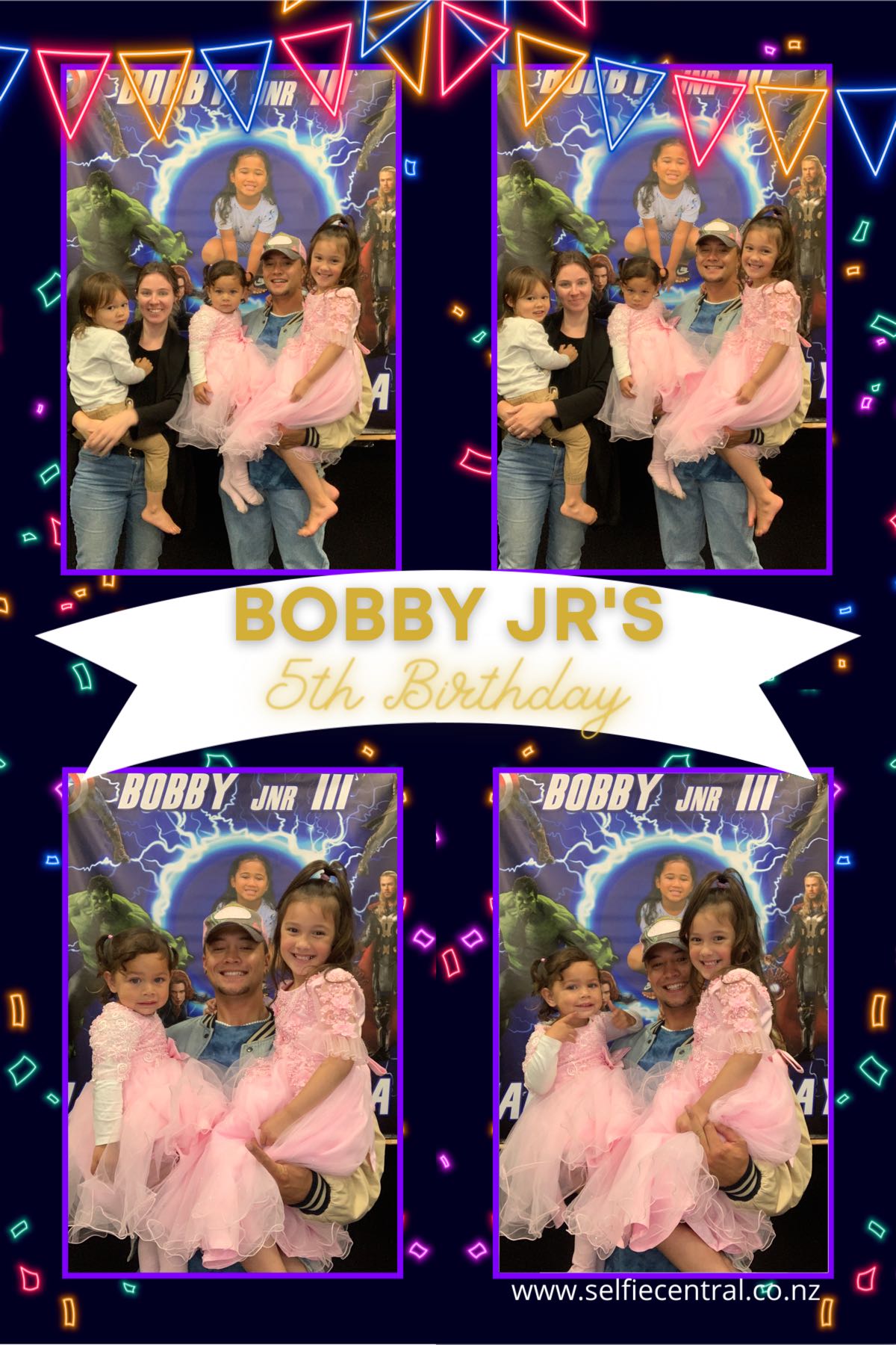 Bobby Jr's 5th Birthday | View more photos from the event at gallery.photobooth.co.nz/u/SelfieCentral/Bobby-Jrs-5th-Birthday