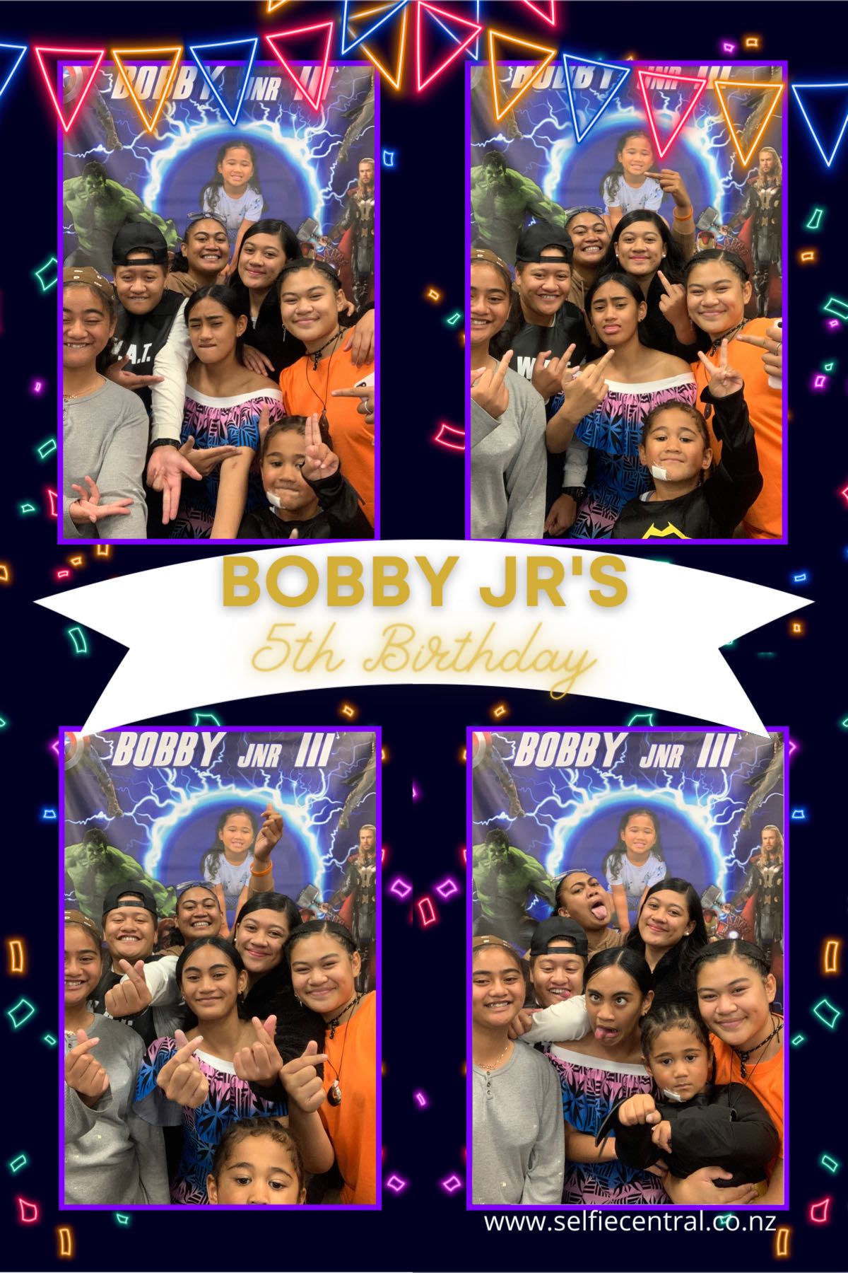 Bobby Jr's 5th Birthday | View more photos from the event at gallery.photobooth.co.nz/u/SelfieCentral/Bobby-Jrs-5th-Birthday