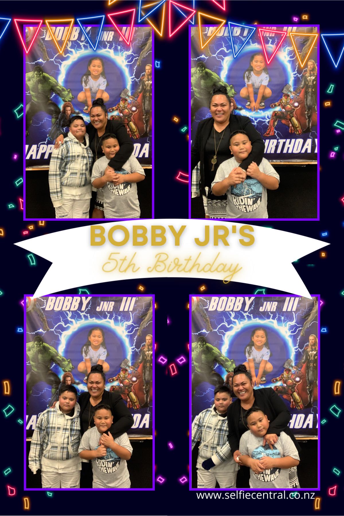 Bobby Jr's 5th Birthday | View more photos from the event at gallery.photobooth.co.nz/u/SelfieCentral/Bobby-Jrs-5th-Birthday