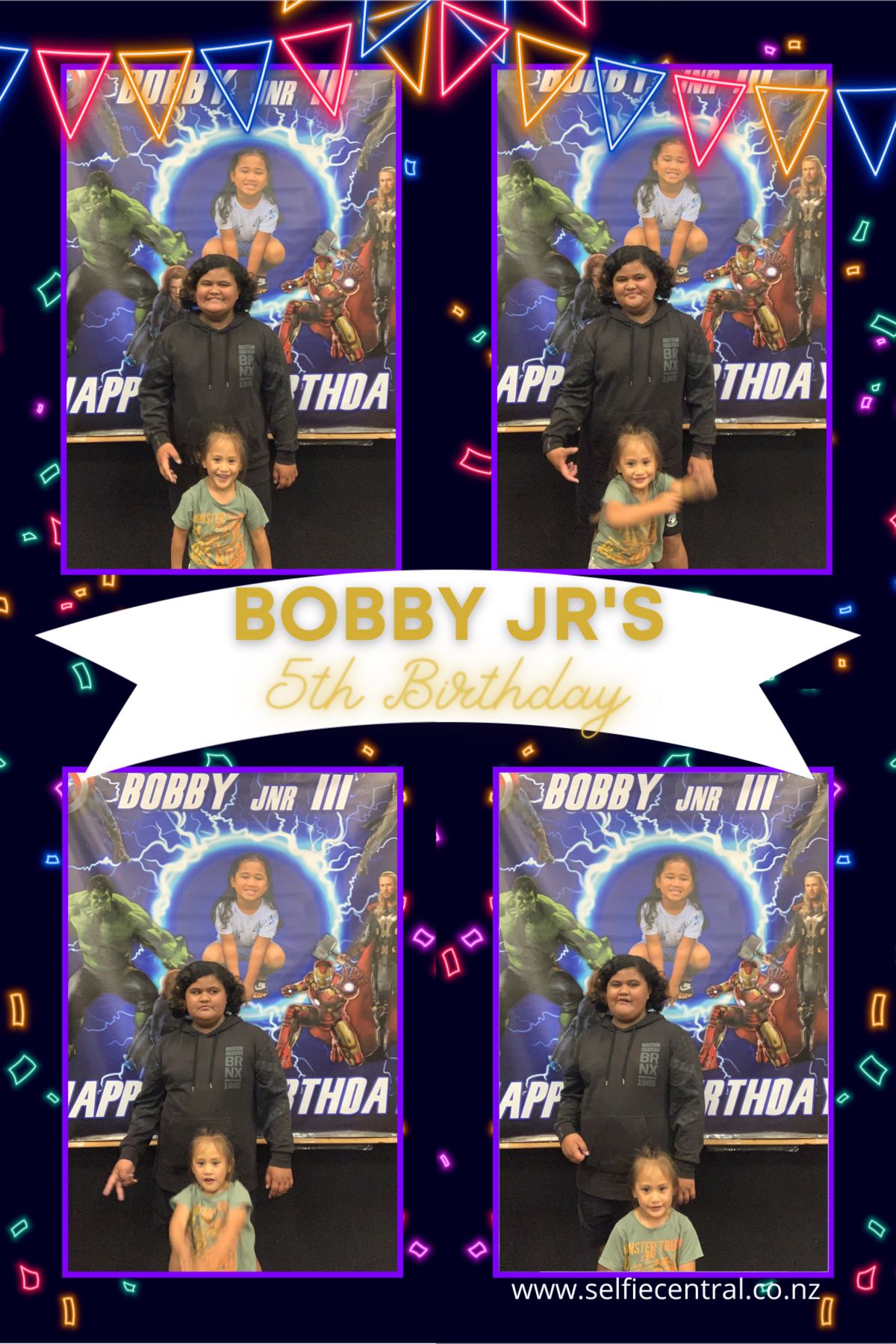Bobby Jr's 5th Birthday | View more photos from the event at gallery.photobooth.co.nz/u/SelfieCentral/Bobby-Jrs-5th-Birthday