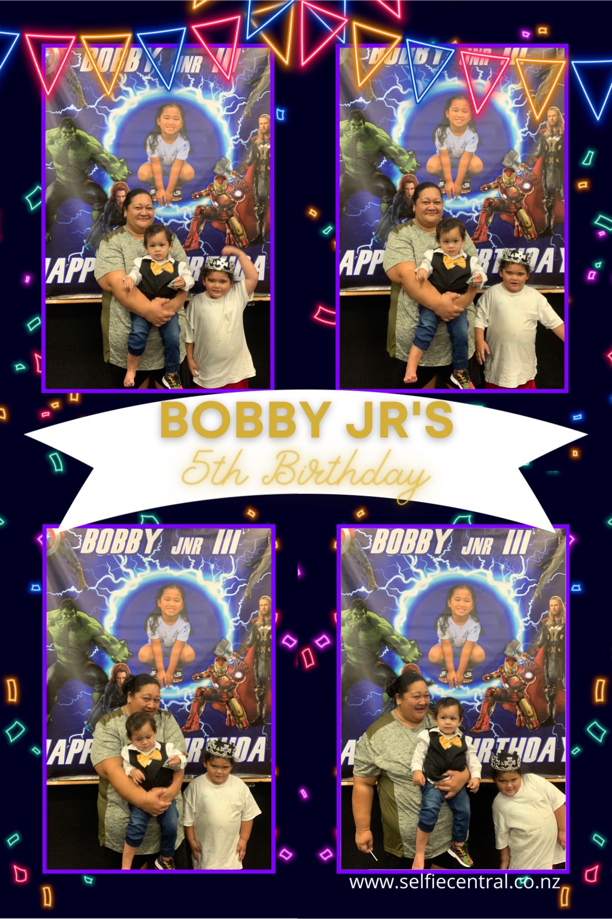 Bobby Jr's 5th Birthday | View more photos from the event at gallery.photobooth.co.nz/u/SelfieCentral/Bobby-Jrs-5th-Birthday