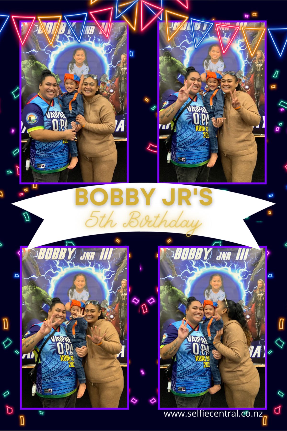 Bobby Jr's 5th Birthday | View more photos from the event at gallery.photobooth.co.nz/u/SelfieCentral/Bobby-Jrs-5th-Birthday