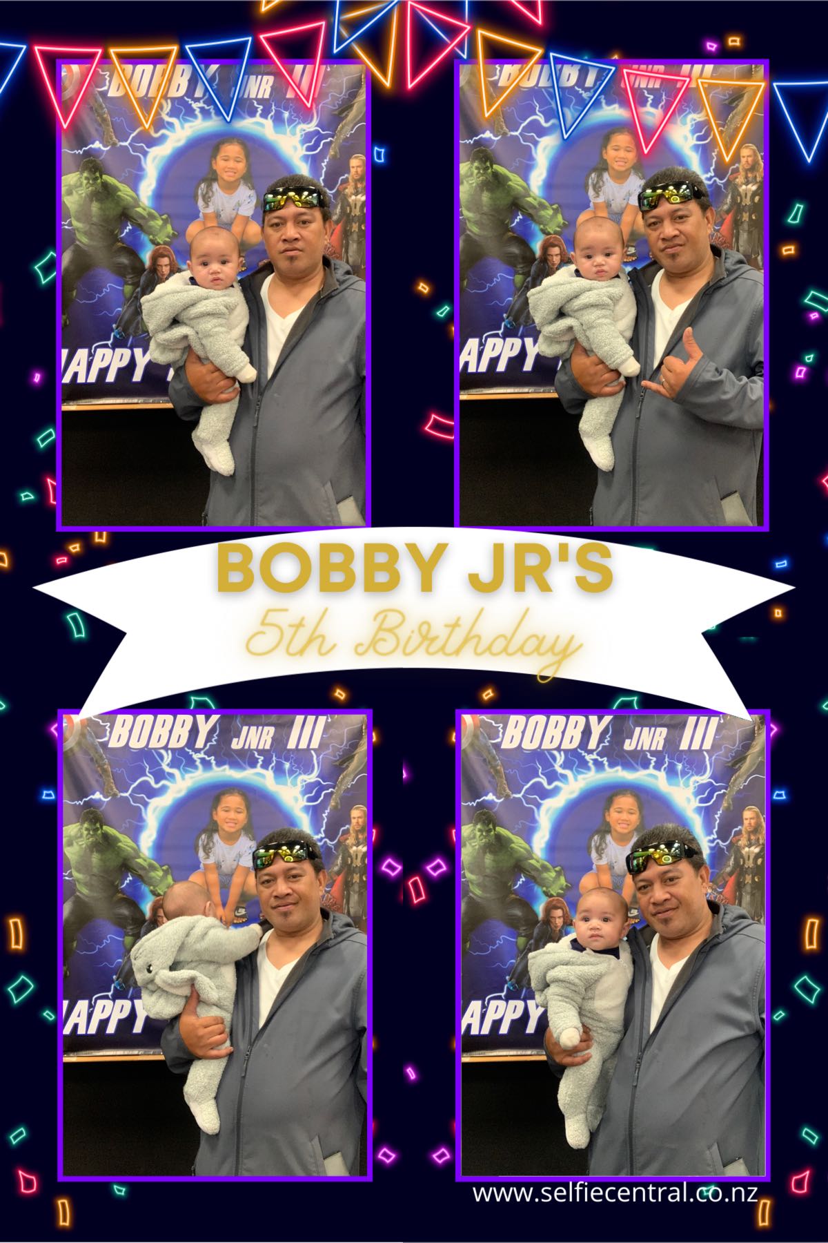 Bobby Jr's 5th Birthday | View more photos from the event at gallery.photobooth.co.nz/u/SelfieCentral/Bobby-Jrs-5th-Birthday