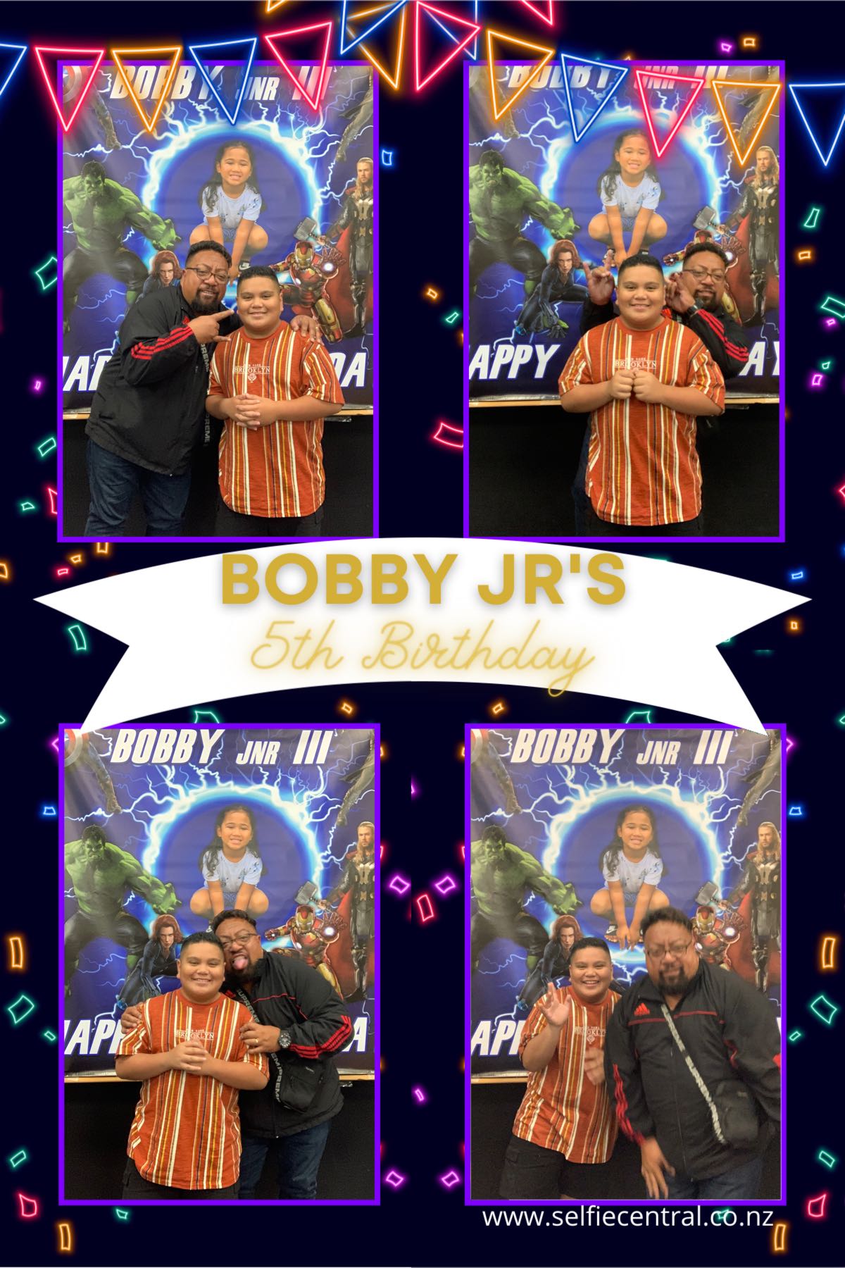 Bobby Jr's 5th Birthday | View more photos from the event at gallery.photobooth.co.nz/u/SelfieCentral/Bobby-Jrs-5th-Birthday