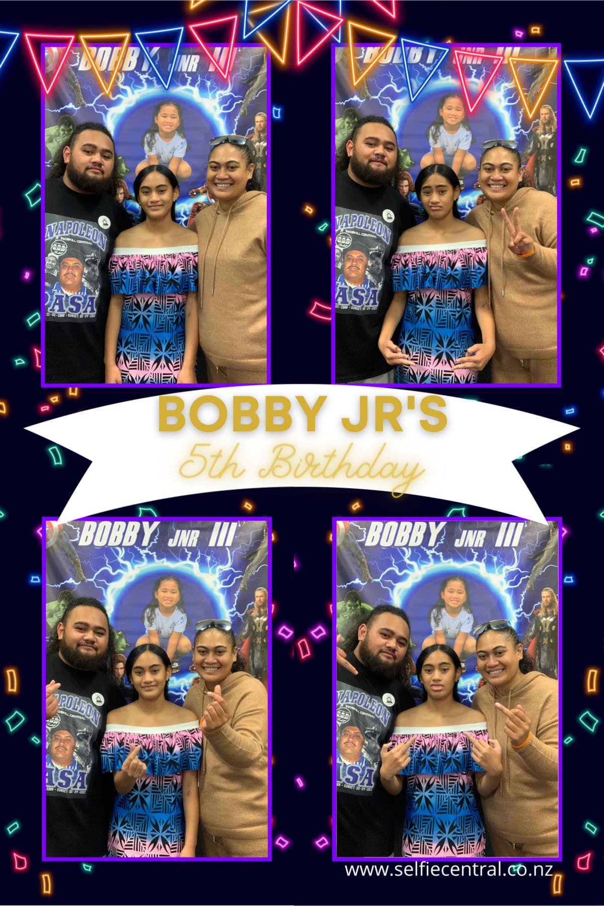 Bobby Jr's 5th Birthday | View more photos from the event at gallery.photobooth.co.nz/u/SelfieCentral/Bobby-Jrs-5th-Birthday