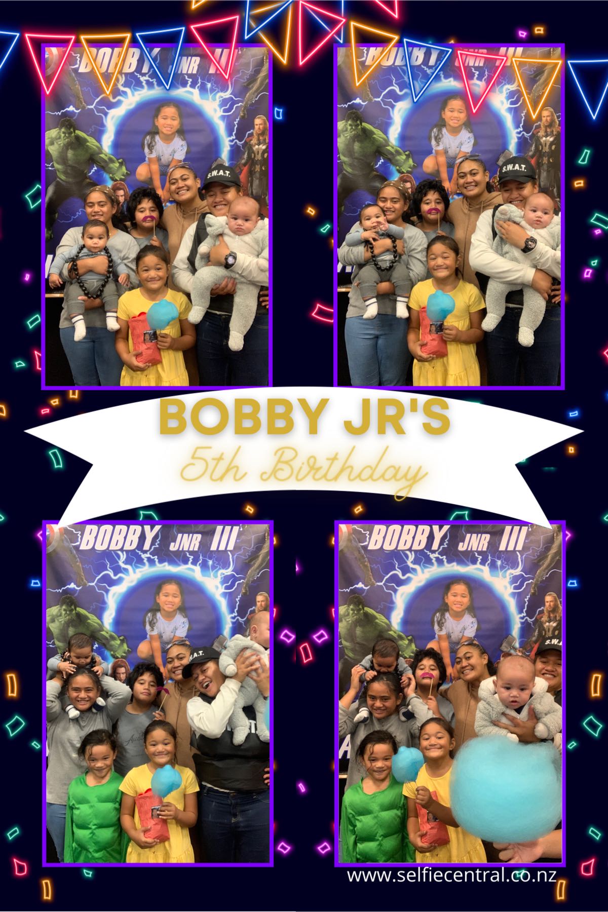 Bobby Jr's 5th Birthday | View more photos from the event at gallery.photobooth.co.nz/u/SelfieCentral/Bobby-Jrs-5th-Birthday