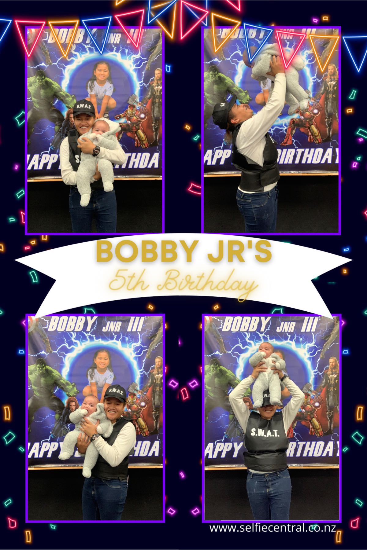 Bobby Jr's 5th Birthday | View more photos from the event at gallery.photobooth.co.nz/u/SelfieCentral/Bobby-Jrs-5th-Birthday