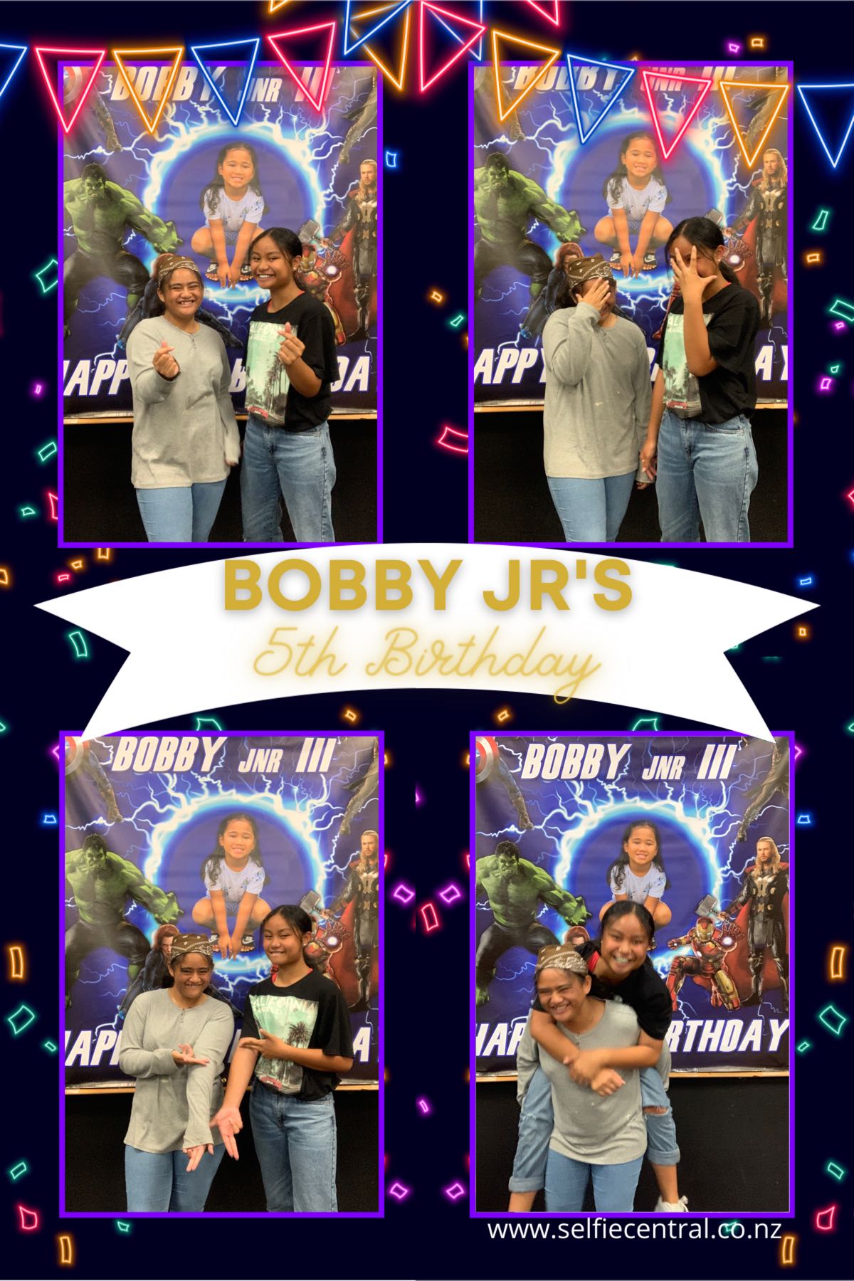 Bobby Jr's 5th Birthday | View more photos from the event at gallery.photobooth.co.nz/u/SelfieCentral/Bobby-Jrs-5th-Birthday