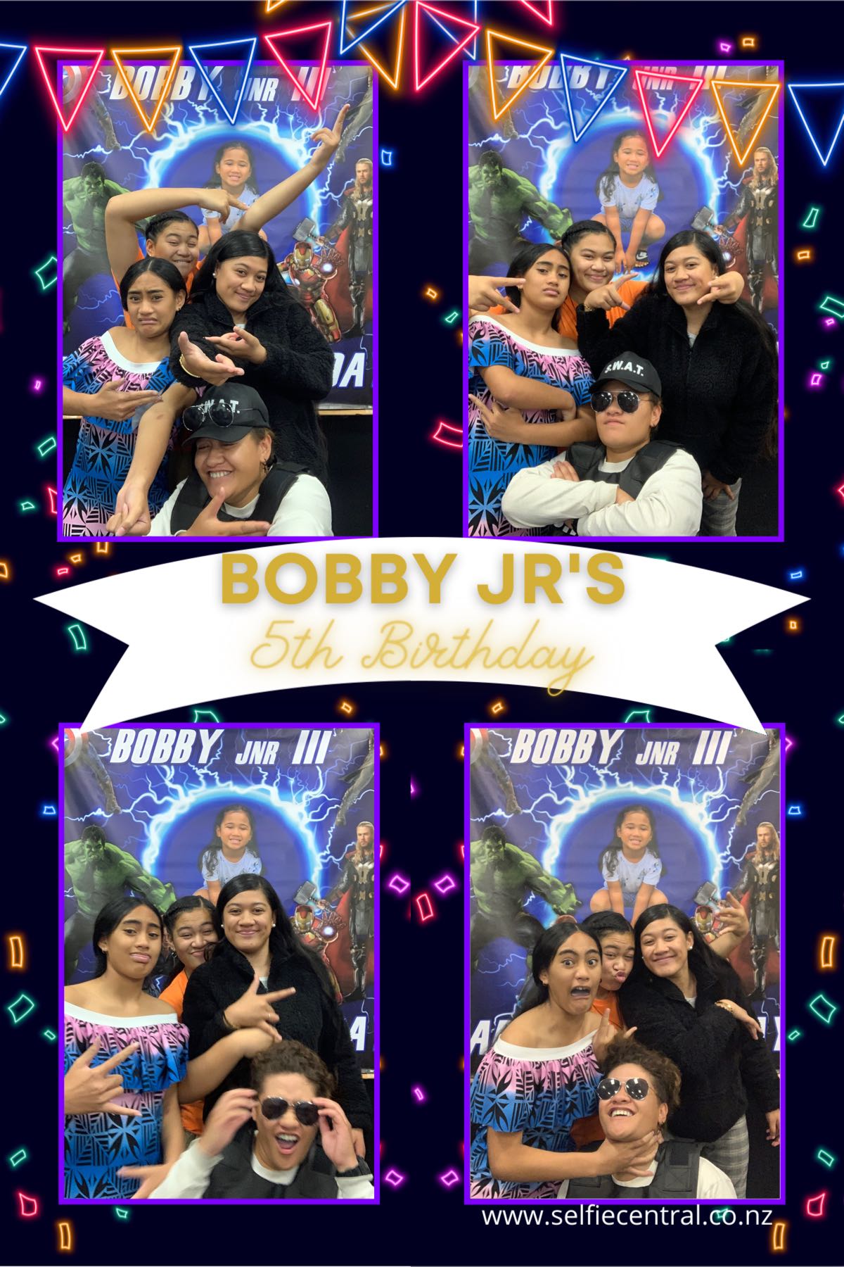 Bobby Jr's 5th Birthday | View more photos from the event at gallery.photobooth.co.nz/u/SelfieCentral/Bobby-Jrs-5th-Birthday