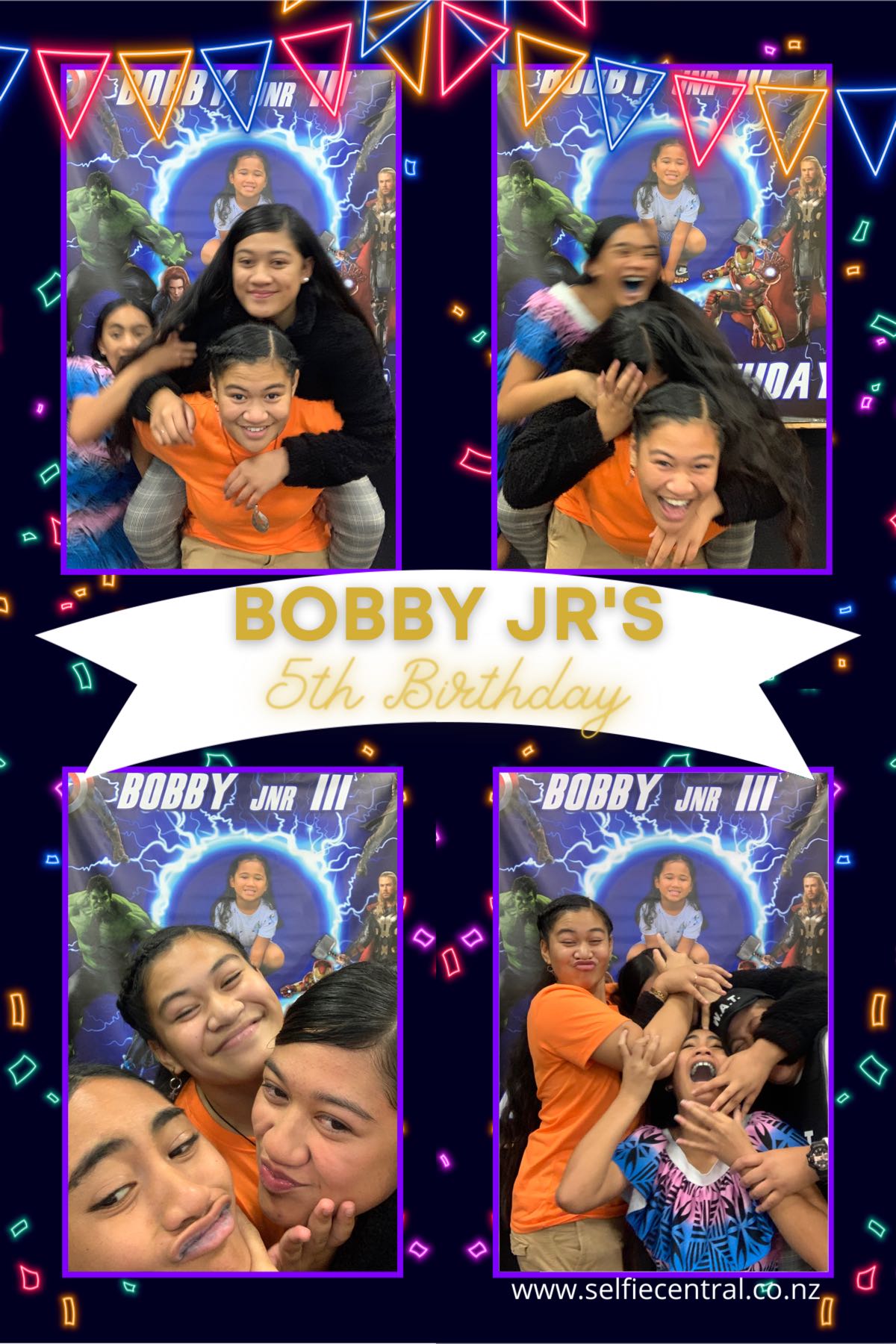 Bobby Jr's 5th Birthday | View more photos from the event at gallery.photobooth.co.nz/u/SelfieCentral/Bobby-Jrs-5th-Birthday