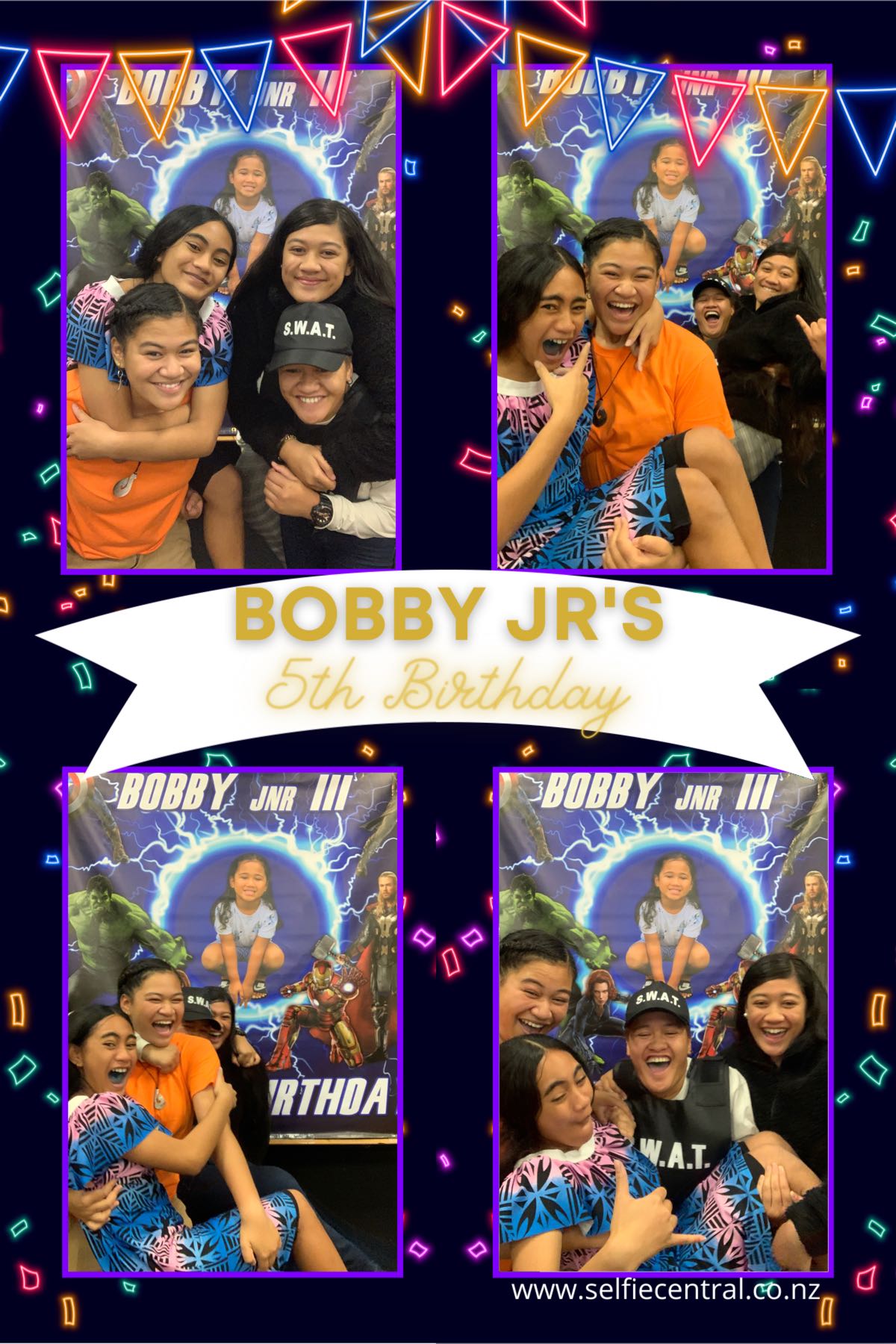 Bobby Jr's 5th Birthday | View more photos from the event at gallery.photobooth.co.nz/u/SelfieCentral/Bobby-Jrs-5th-Birthday
