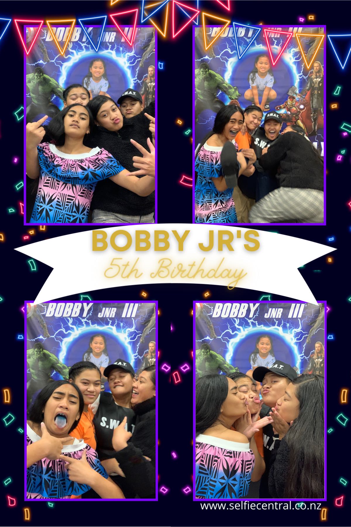 Bobby Jr's 5th Birthday | View more photos from the event at gallery.photobooth.co.nz/u/SelfieCentral/Bobby-Jrs-5th-Birthday