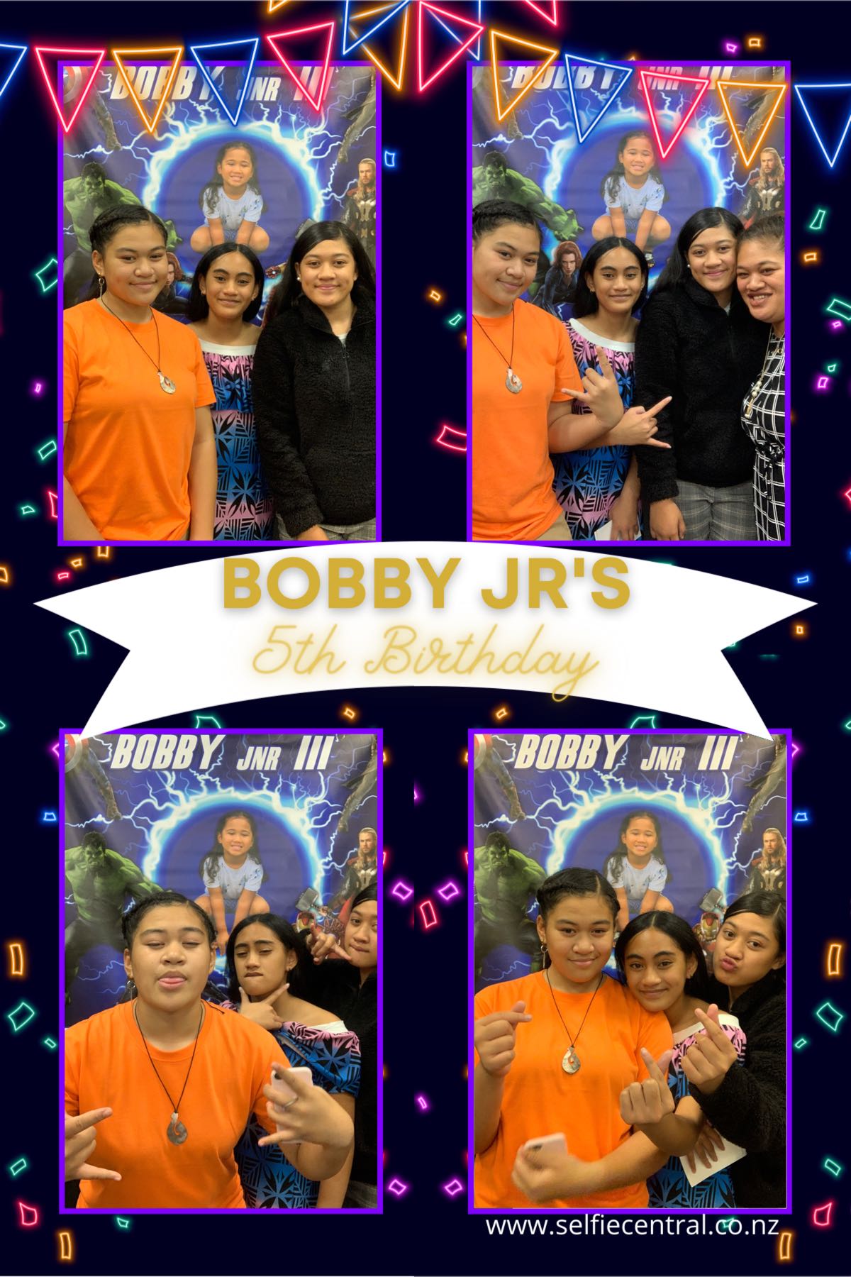 Bobby Jr's 5th Birthday | View more photos from the event at gallery.photobooth.co.nz/u/SelfieCentral/Bobby-Jrs-5th-Birthday