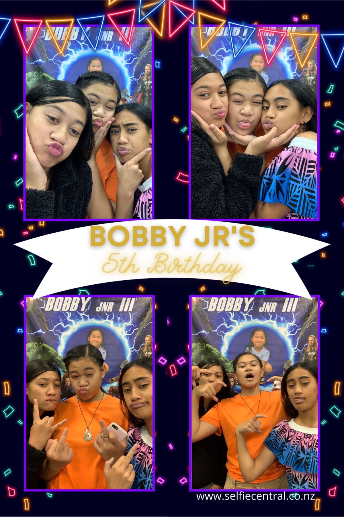 Bobby Jr's 5th Birthday | View more photos from the event at gallery.photobooth.co.nz/u/SelfieCentral/Bobby-Jrs-5th-Birthday