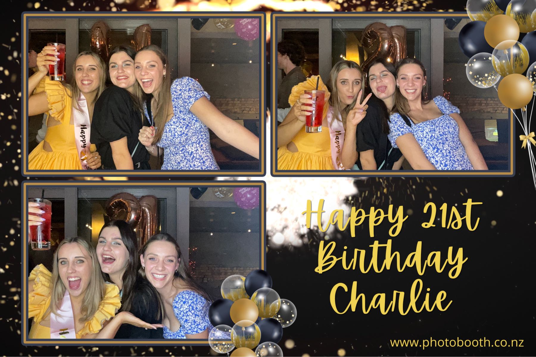 Charlie's 21st | View more photos from the event at gallery.photobooth.co.nz/u/SelfieCentral/Charlies-21st
