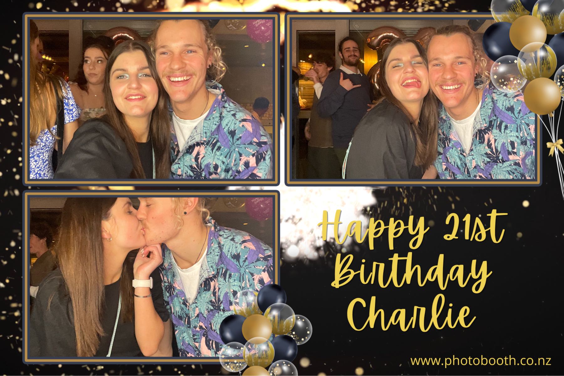 Charlie's 21st | View more photos from the event at gallery.photobooth.co.nz/u/SelfieCentral/Charlies-21st