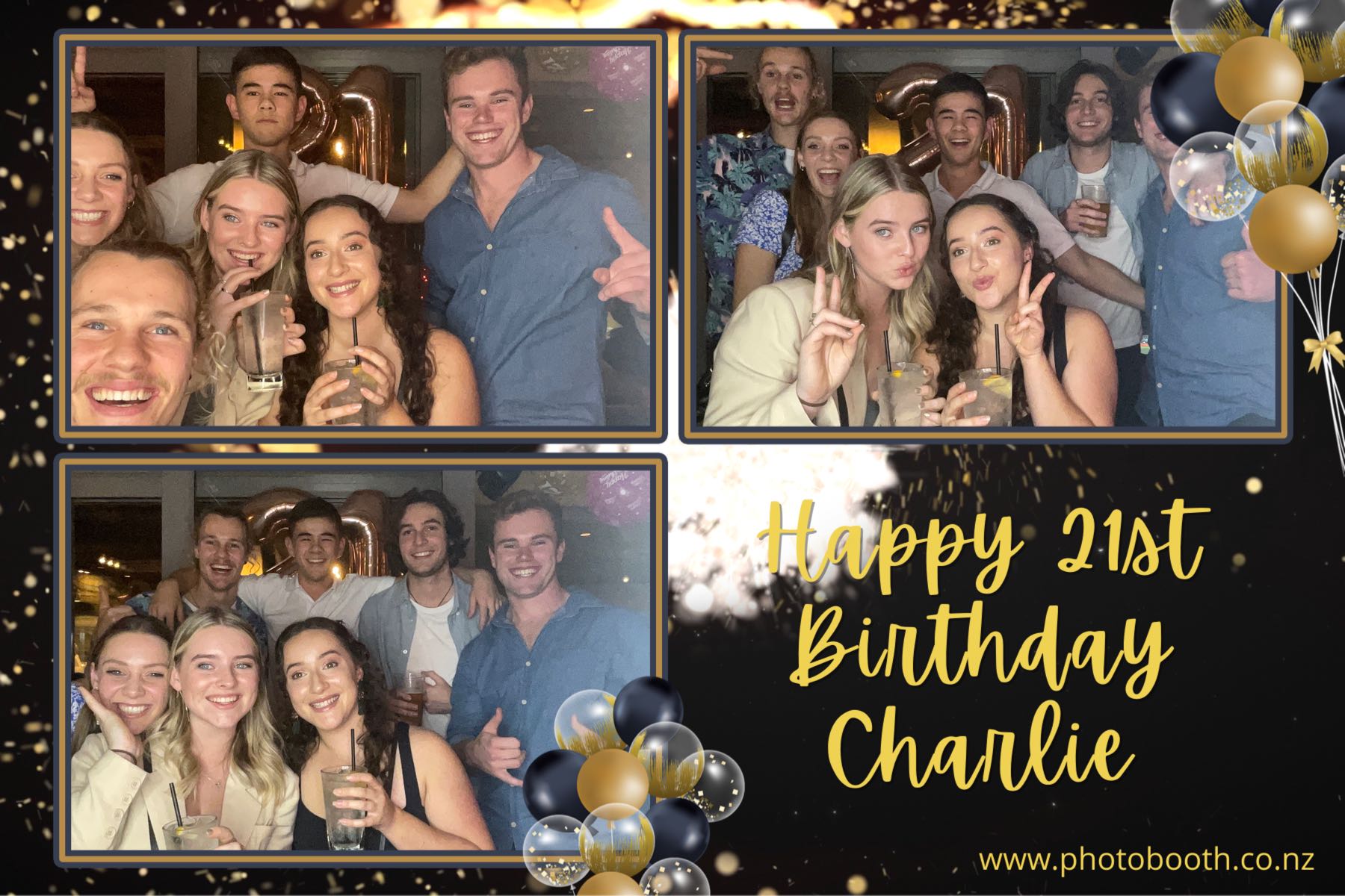 Charlie's 21st | View more photos from the event at gallery.photobooth.co.nz/u/SelfieCentral/Charlies-21st