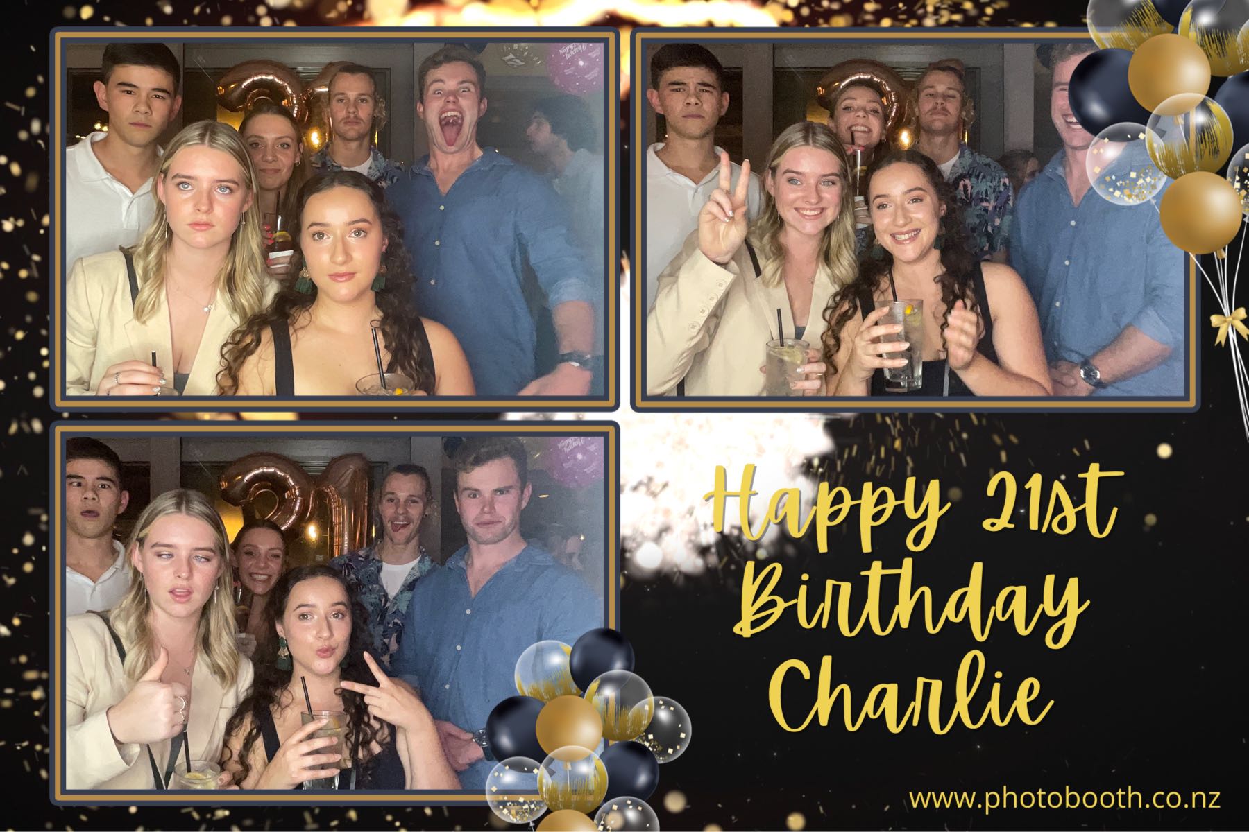 Charlie's 21st | View more photos from the event at gallery.photobooth.co.nz/u/SelfieCentral/Charlies-21st