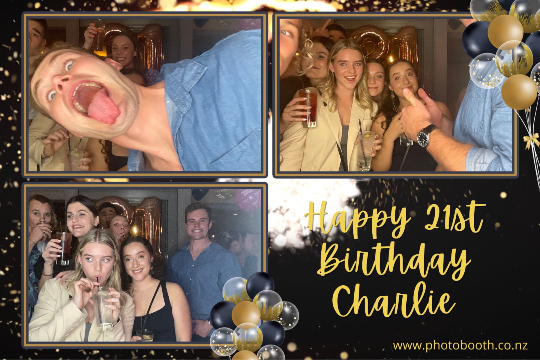 Charlie's 21st | View more photos from the event at gallery.photobooth.co.nz/u/SelfieCentral/Charlies-21st