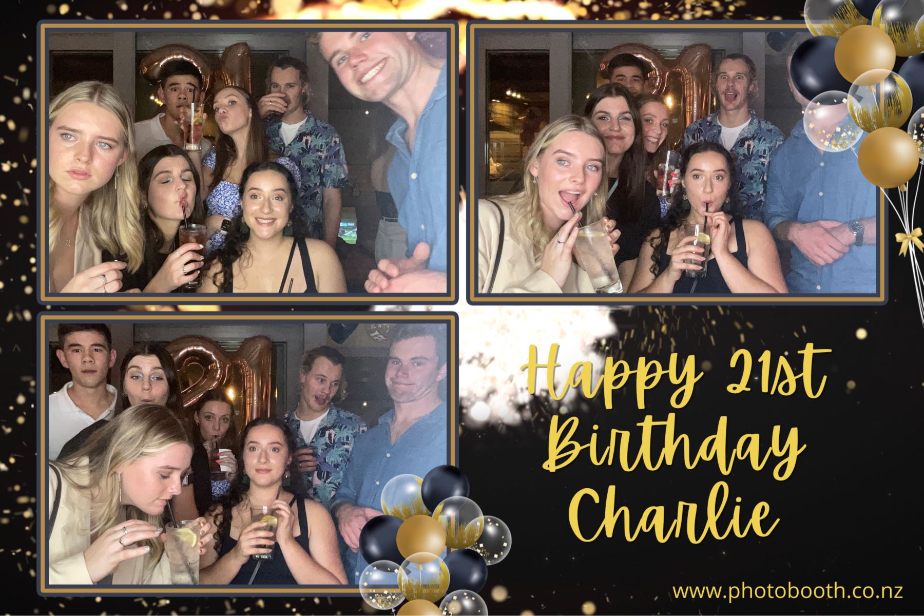 Charlie's 21st | View more photos from the event at gallery.photobooth.co.nz/u/SelfieCentral/Charlies-21st